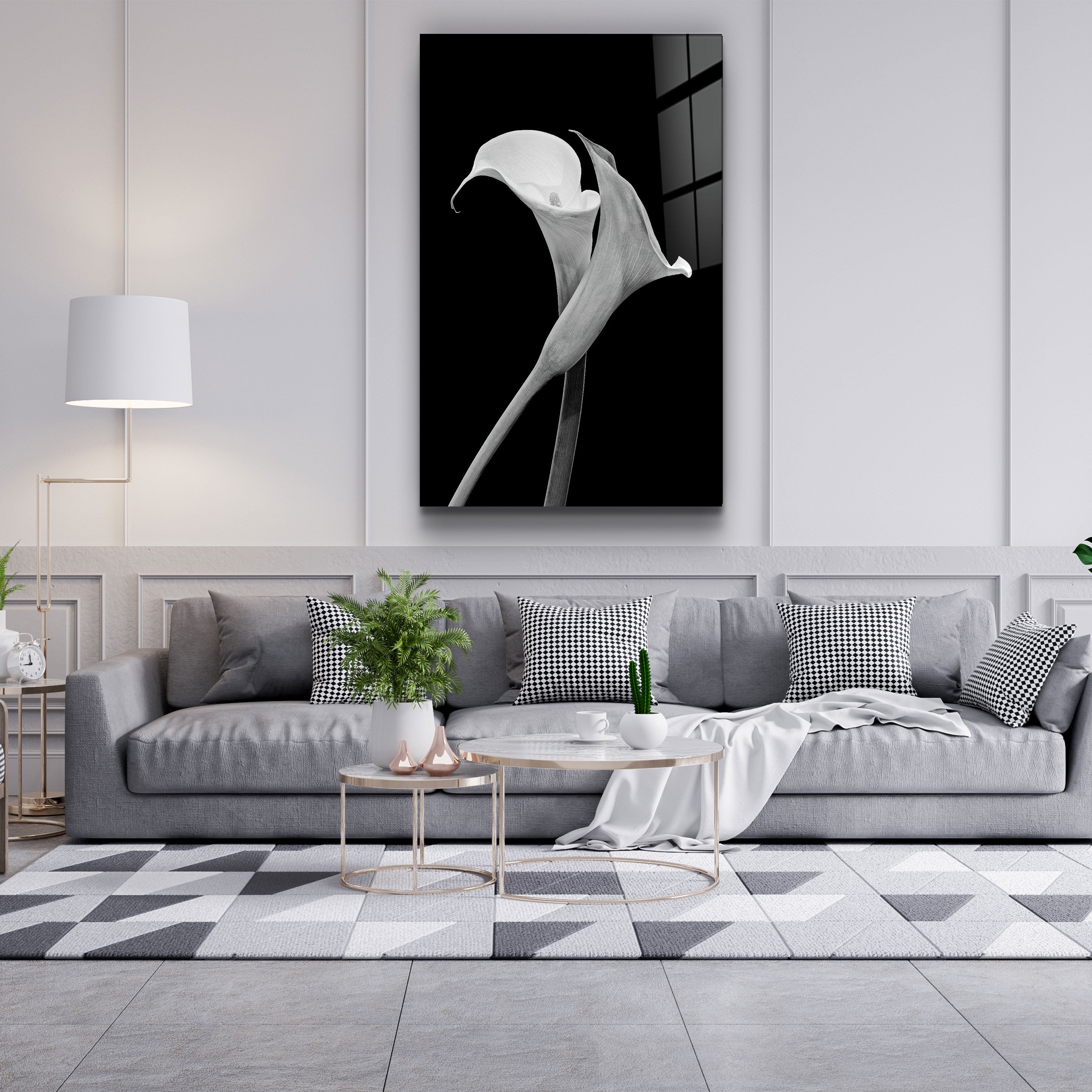 ・"Arum Lily"・Glass Wall Art