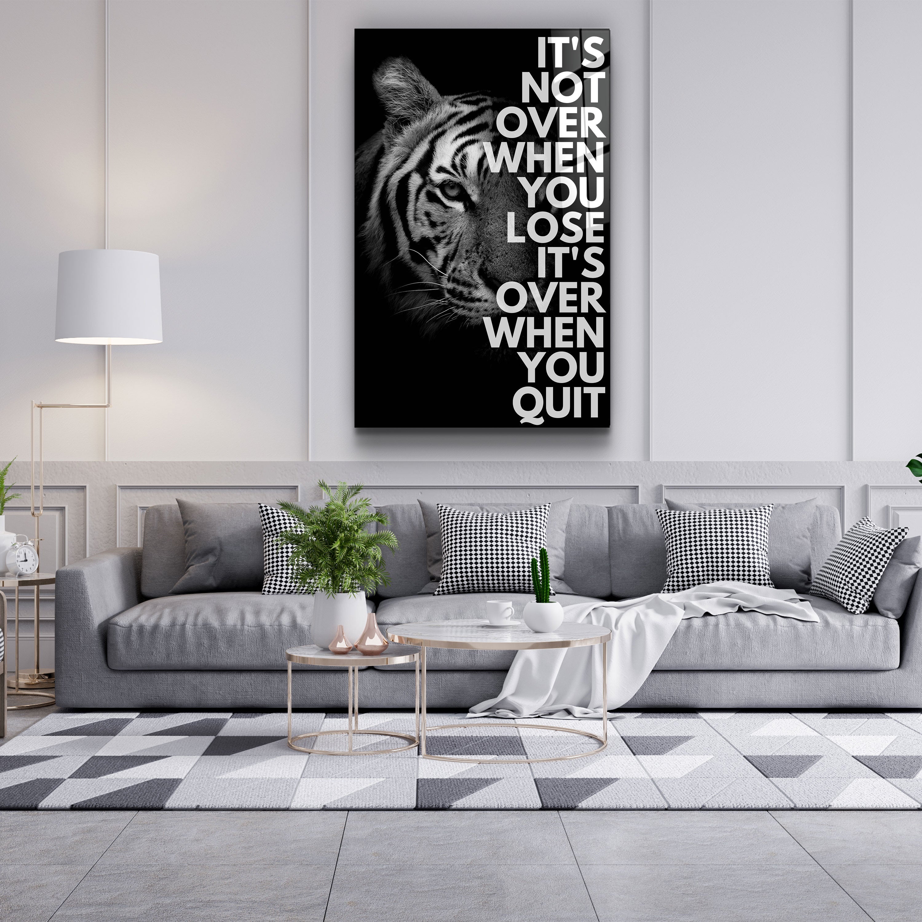 It is Not Over | Designers Collection Glass Wall Art