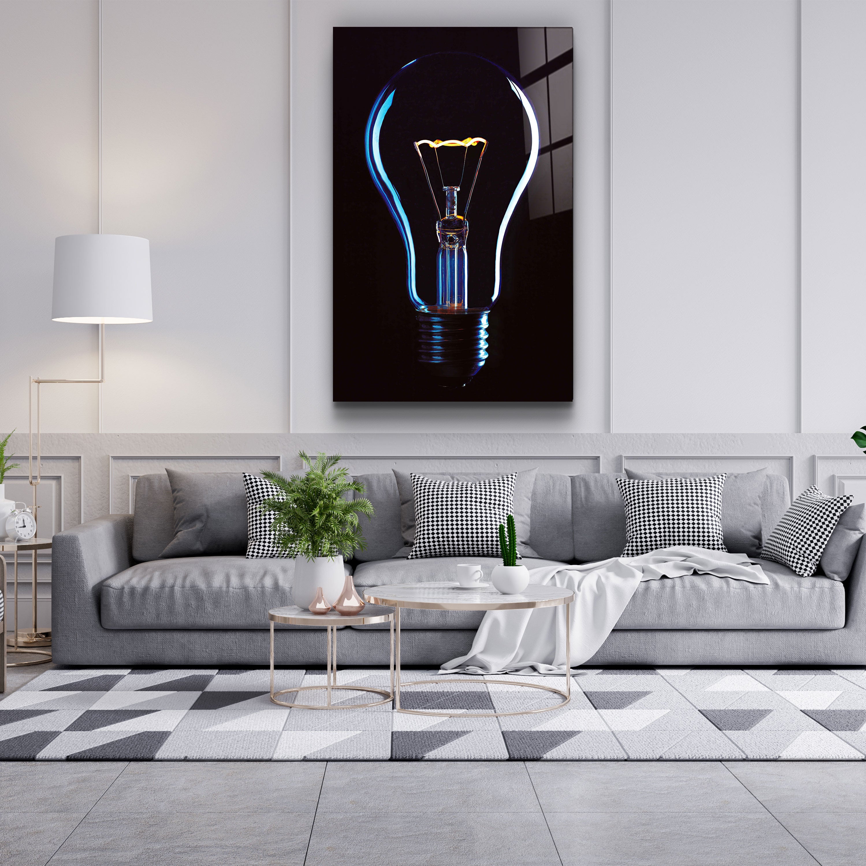 ・„The Bulb“・Designer-Kollektion <tc>Glasbild</tc>