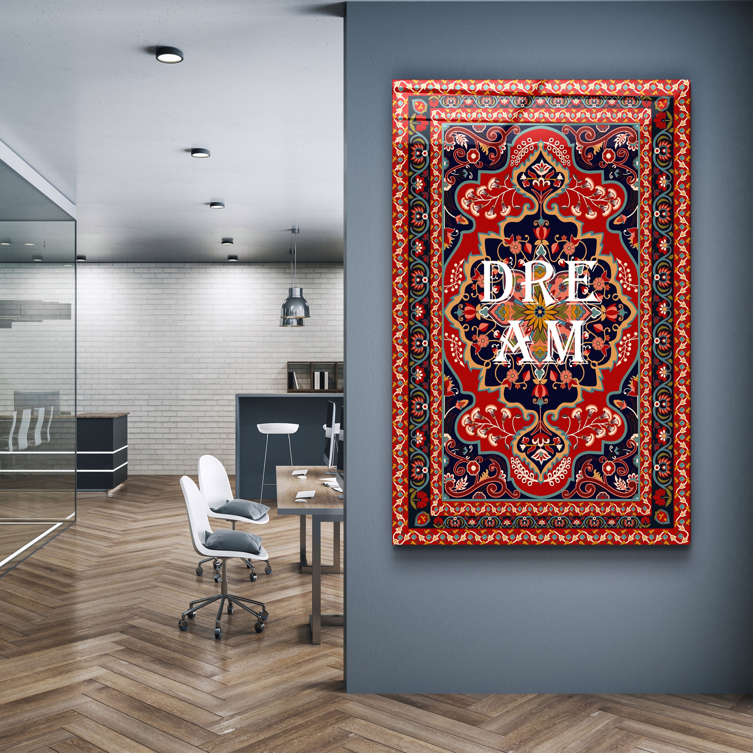 ・"Tapis de rêve"・Art mural en verre de la collection Designers