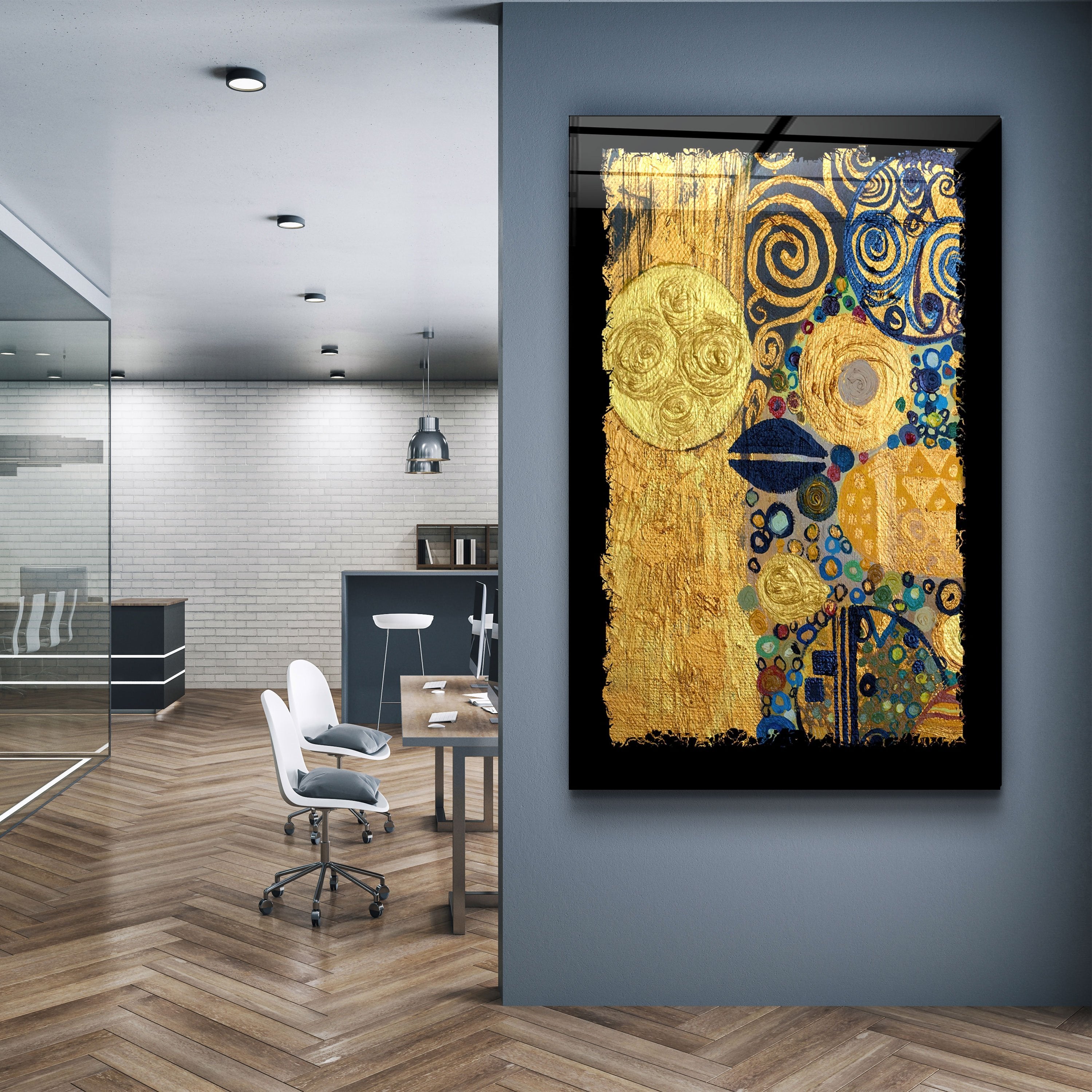 ・"Cuadro Abstract"・Art mural en verre