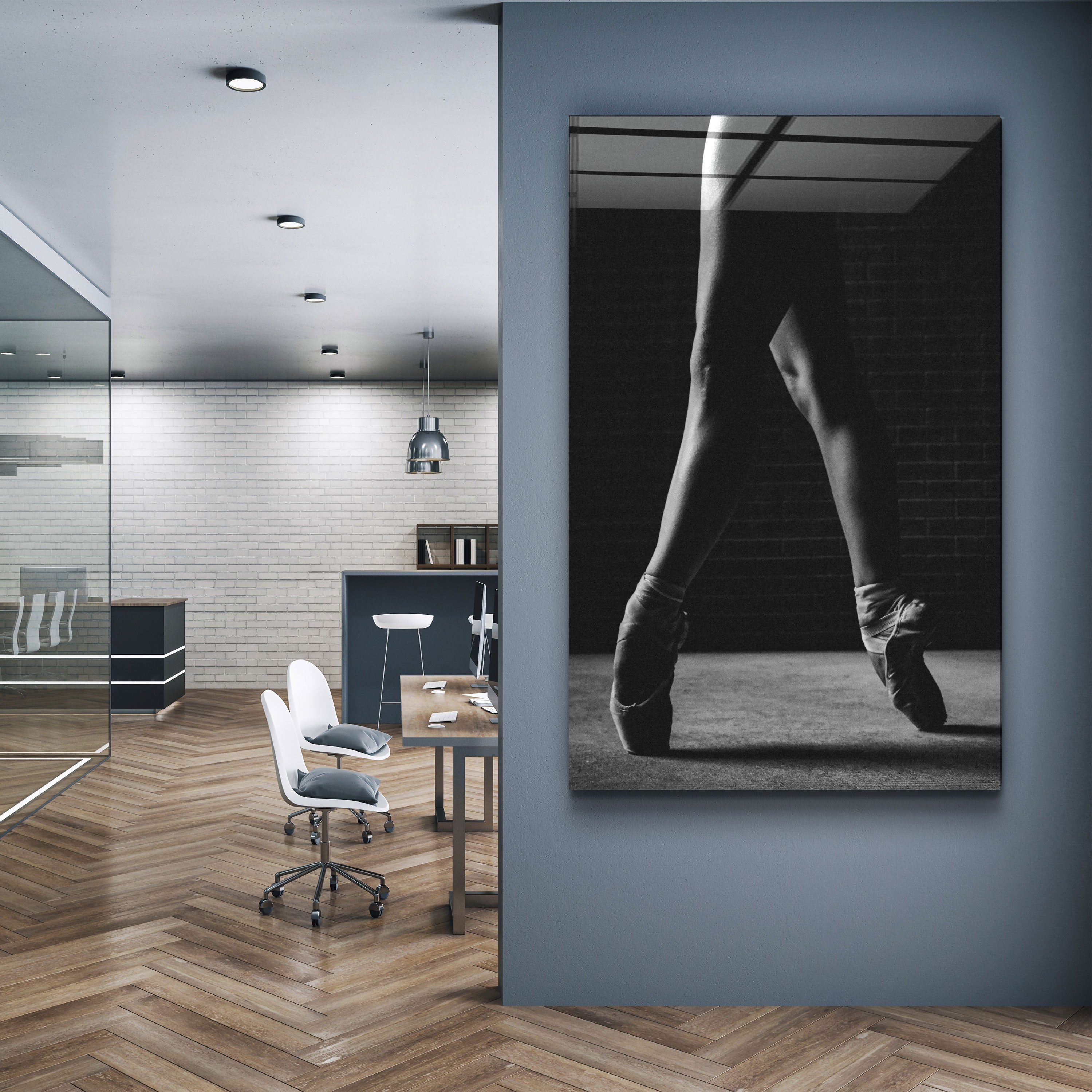 Balerina | Designers Collection Glass Wall Art