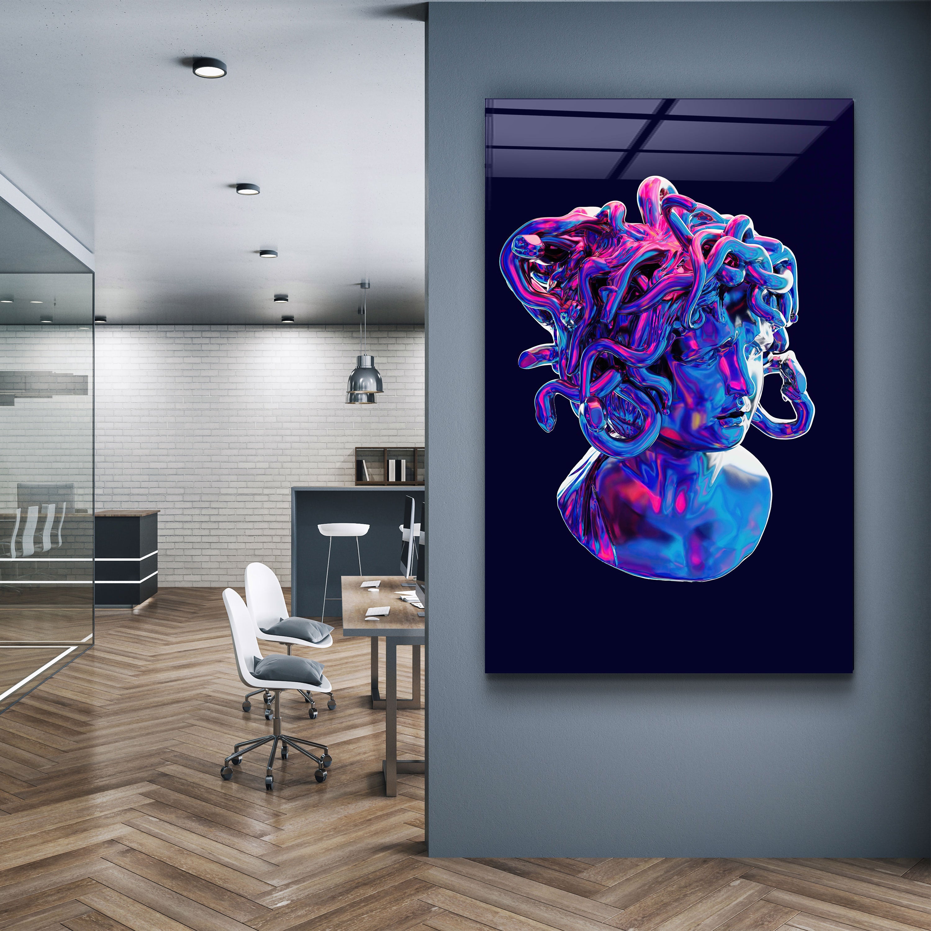 Medusa | Designer-Kollektion <tc>Glasbild</tc>