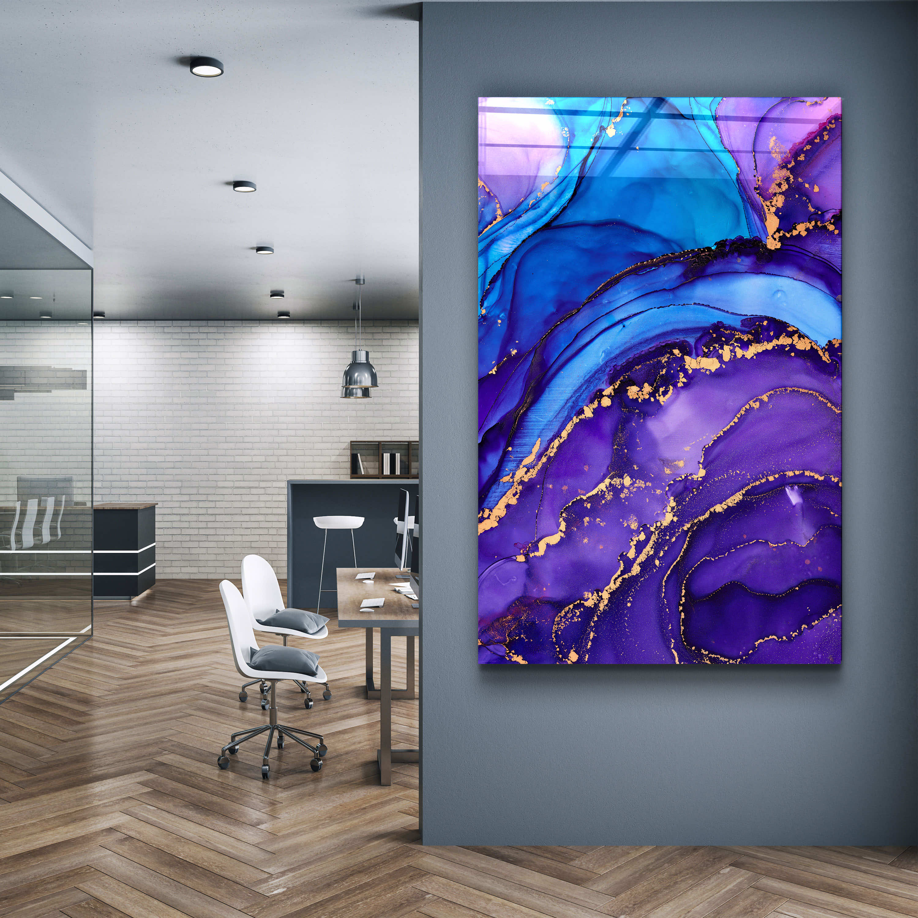 ・"Marble Collection V2"・Glass Wall Art