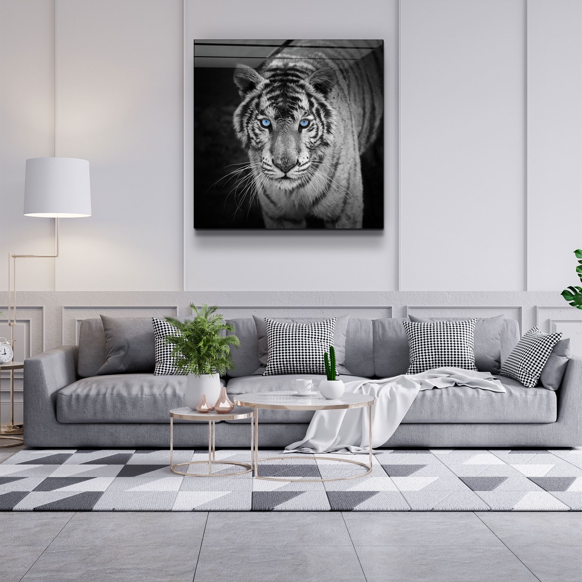 ・"Tiger"・Glass Wall Art