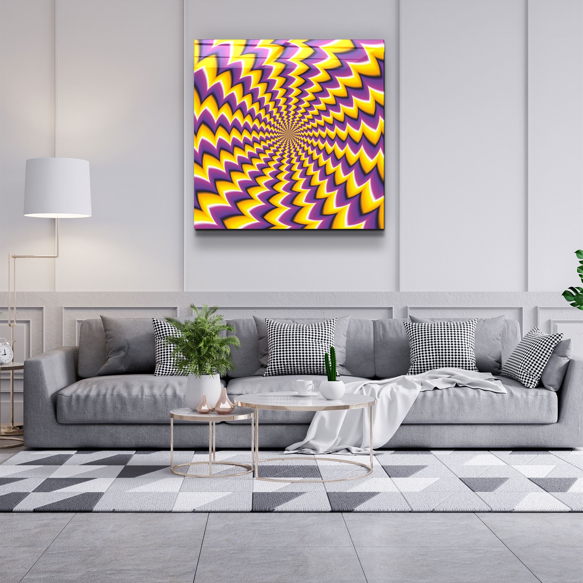 ・"Hypnotiser"・Art mural en verre