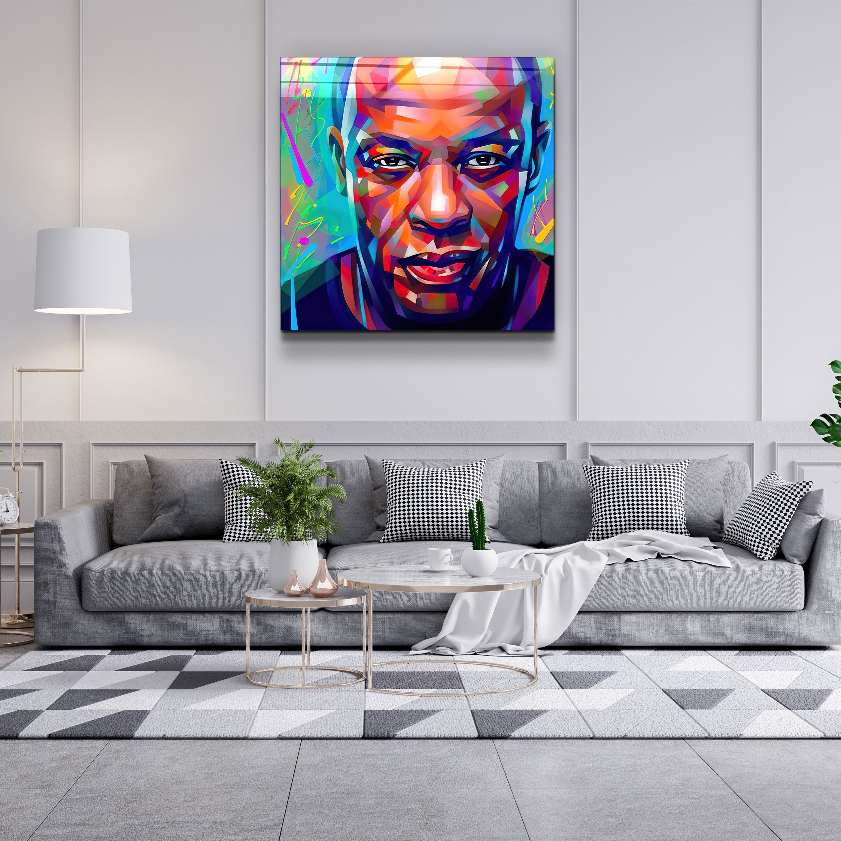 ・"Dre"・Art mural en verre