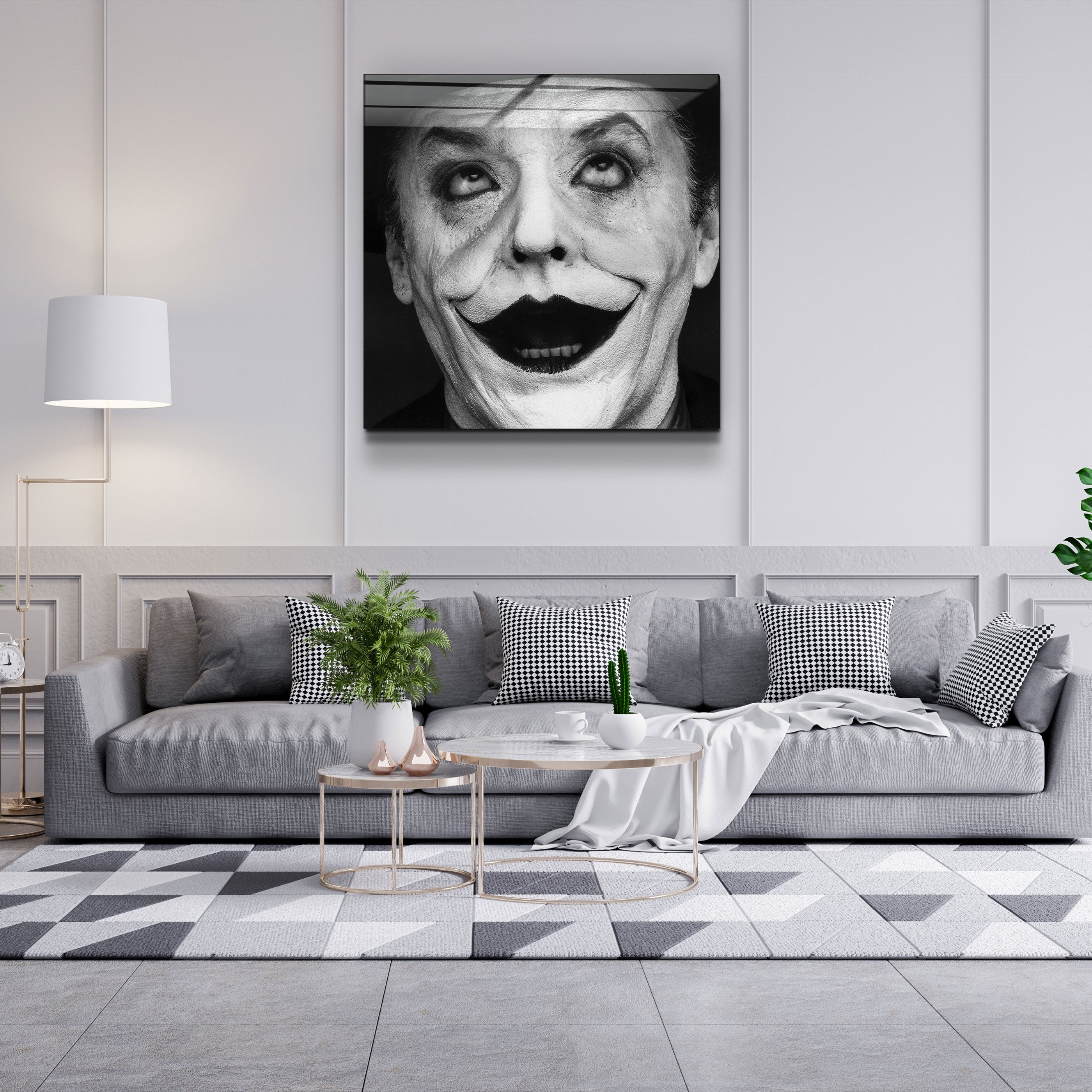 ・"J.N Joker Performance V3"・Art mural en verre