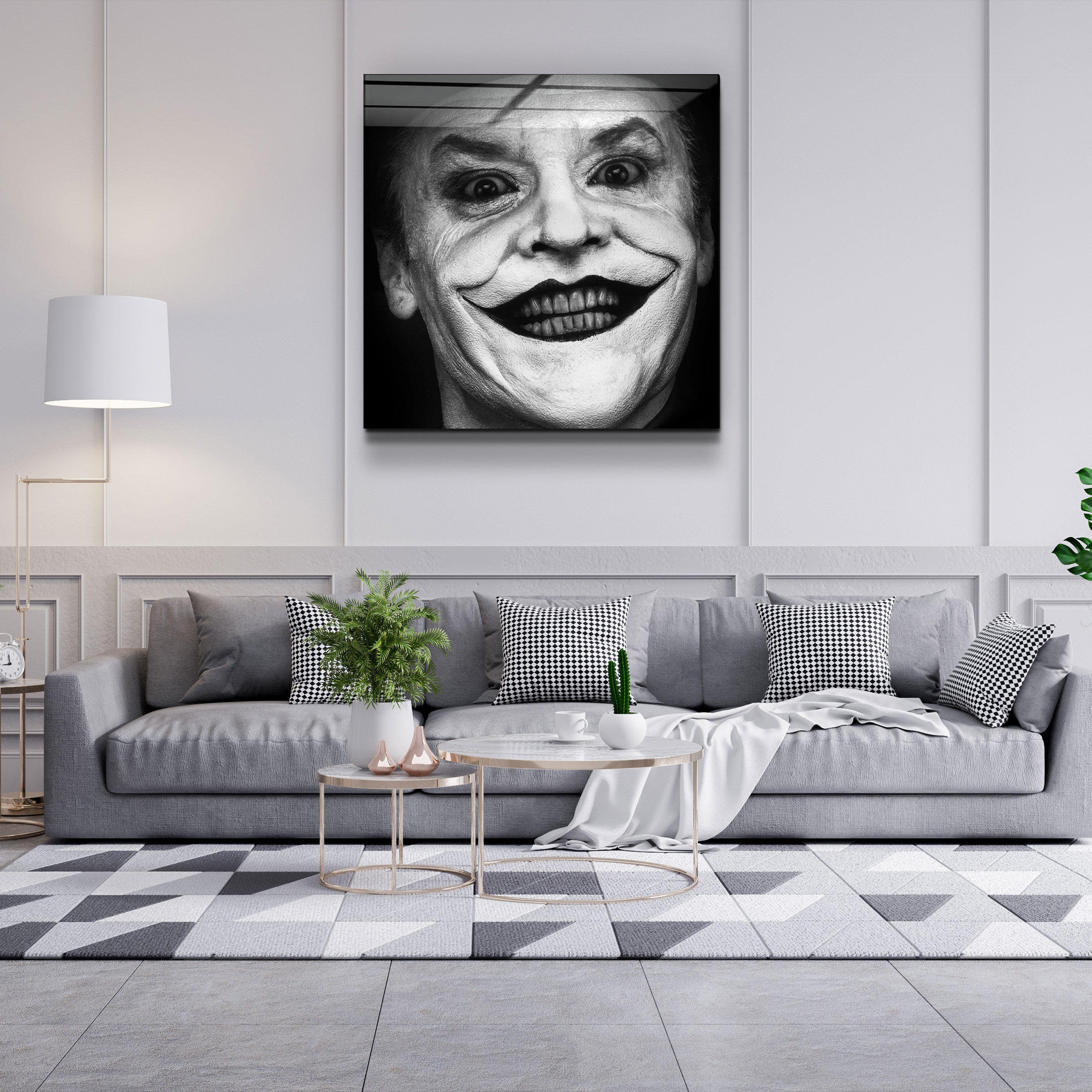 ・"J.N Joker Performance V4"・Art mural en verre