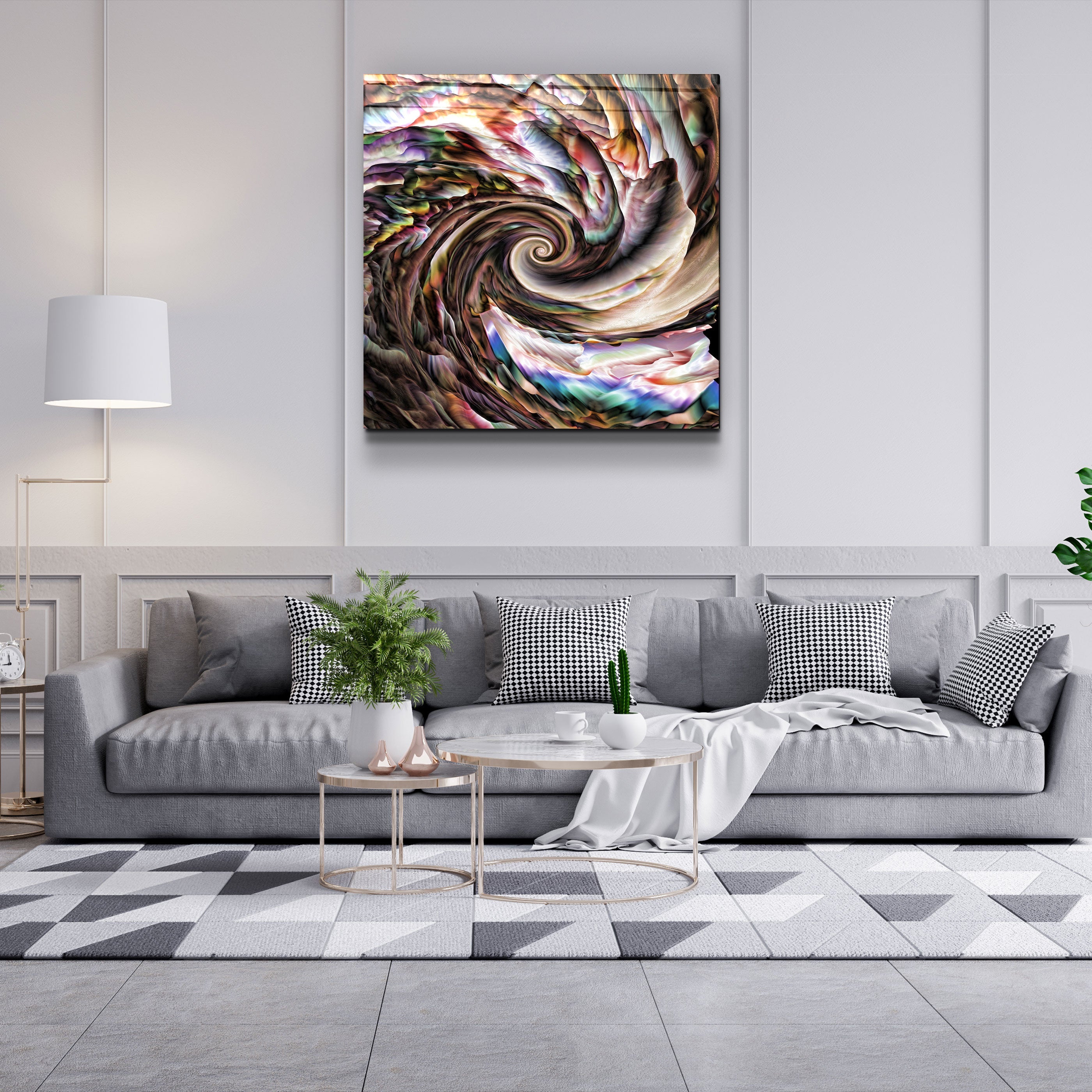 „Whirlpool“. Designerkollektion <tc>Glasbild</tc>