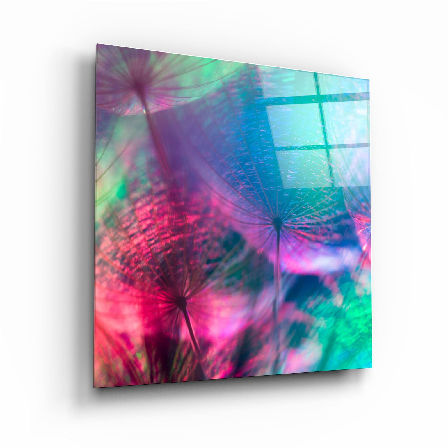 ・"Dandelion"・Glass Wall Art