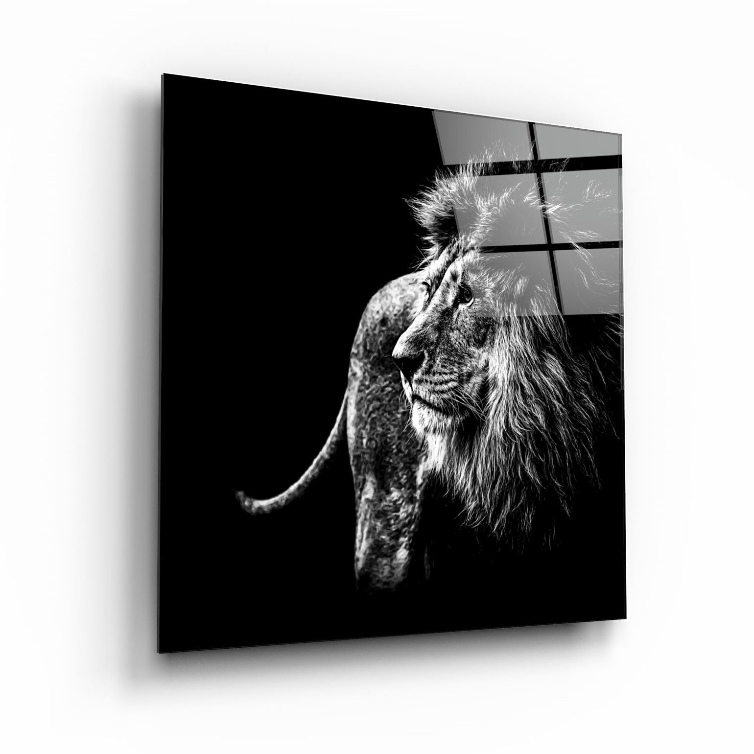 ・"Lion"・Glass Wall Art
