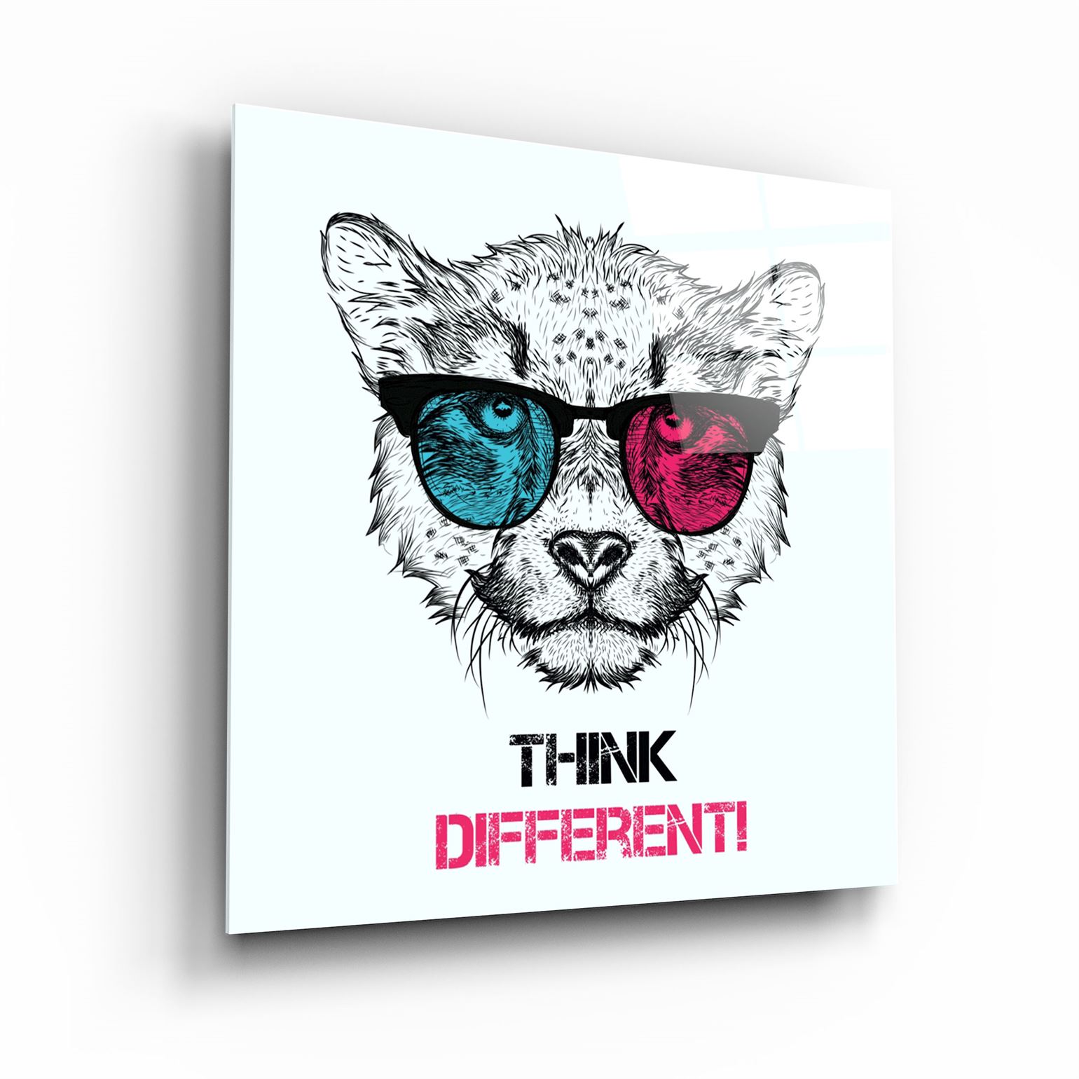 ・"Think Different"・Glass Wall Art