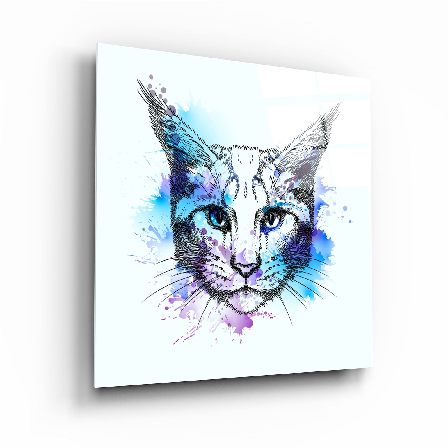 ・"Cat"・Glass Wall Art