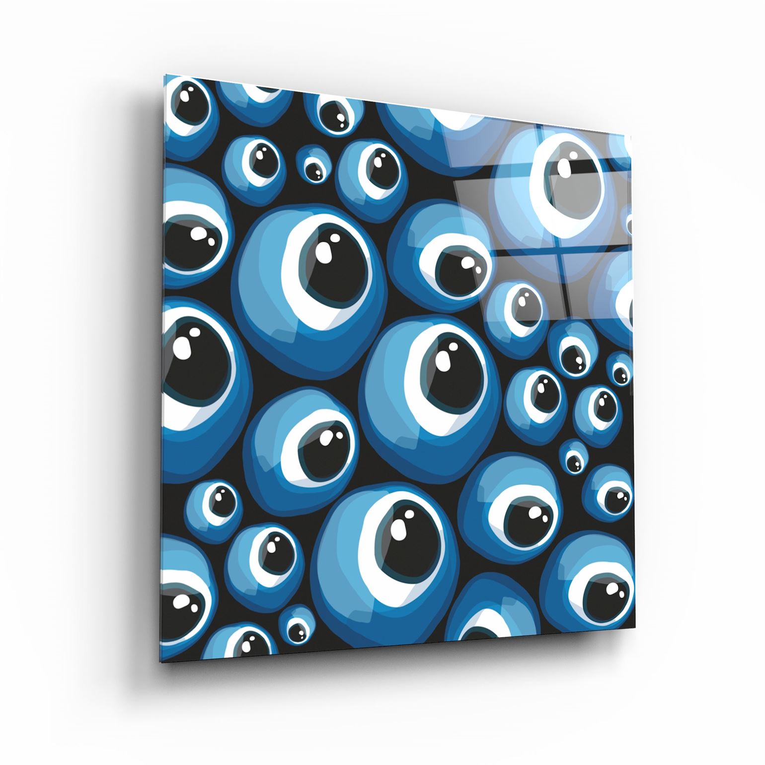 ・"Eyeballs"・Glass Wall Art