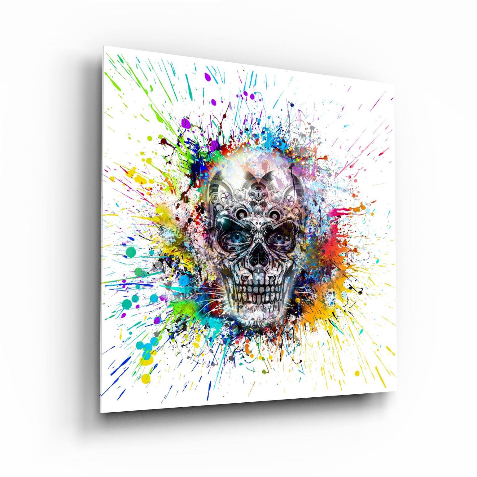 ・"Skulla"・Glass Wall Art