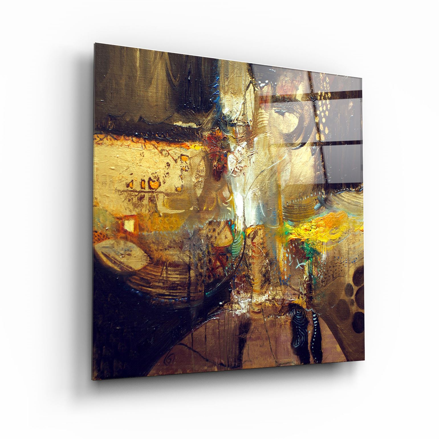 ・"Old Stories"・Glass Wall Art