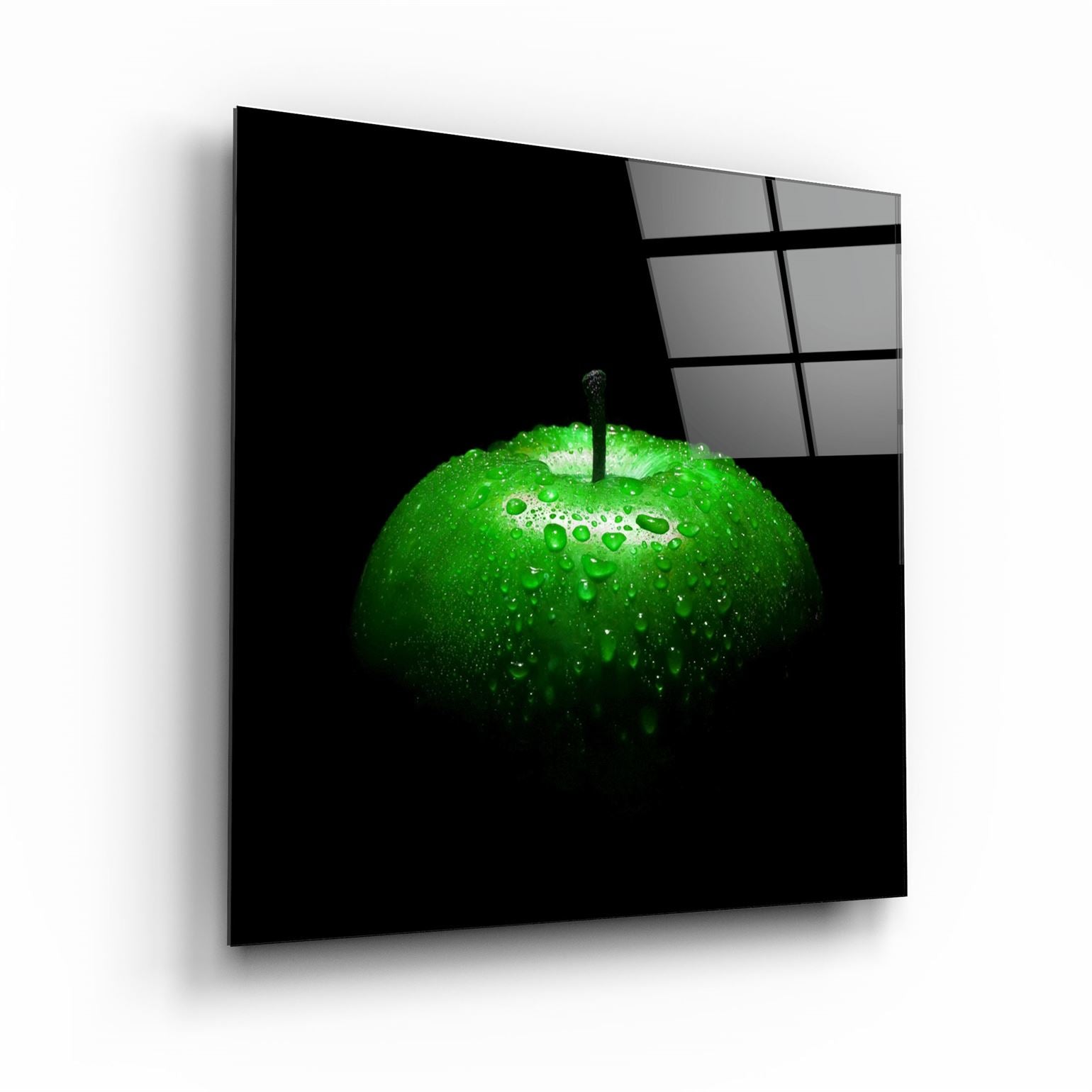 ・"Pomme verte"・Art mural en verre