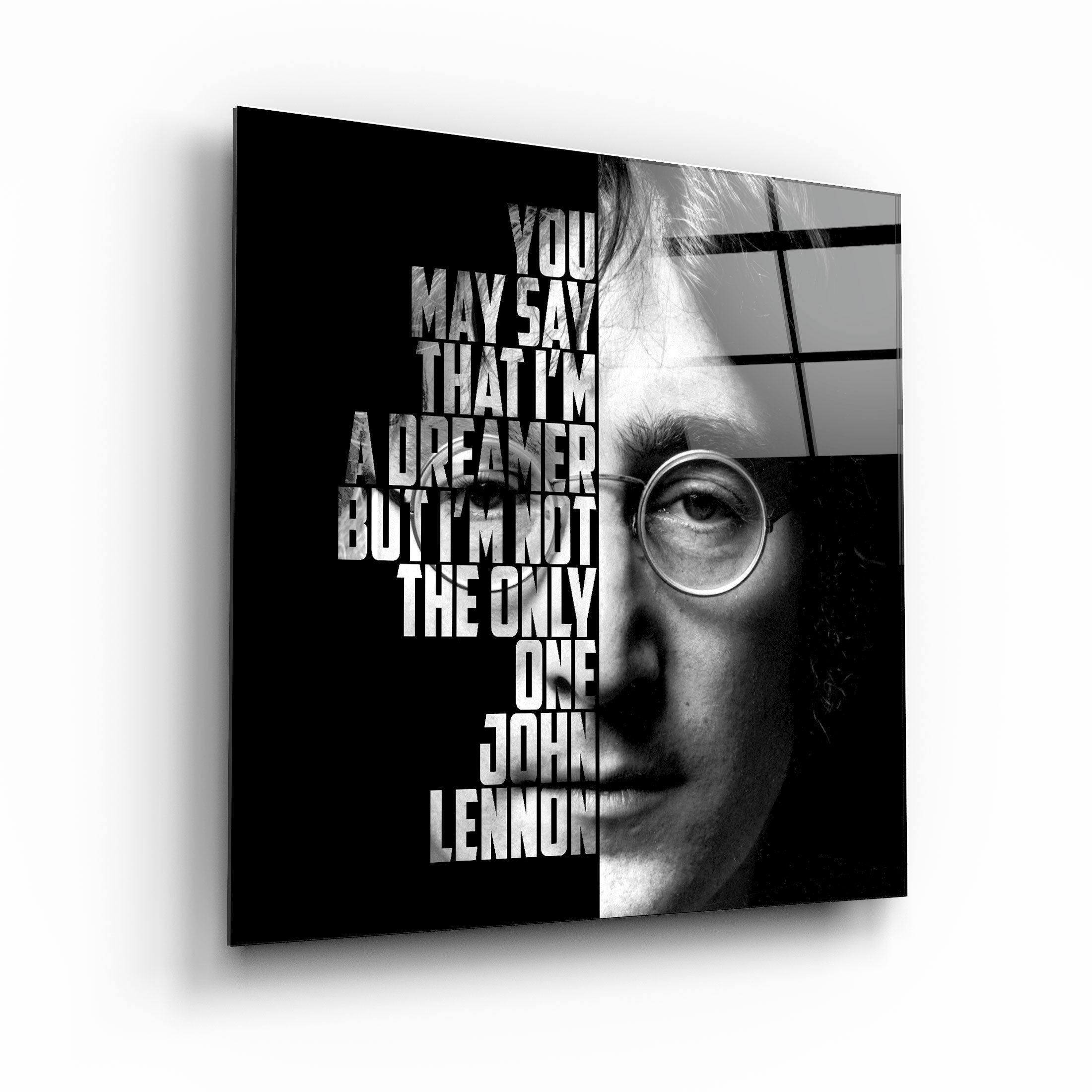 ・"John Lennon"・Designers Collection Glass Wall Art