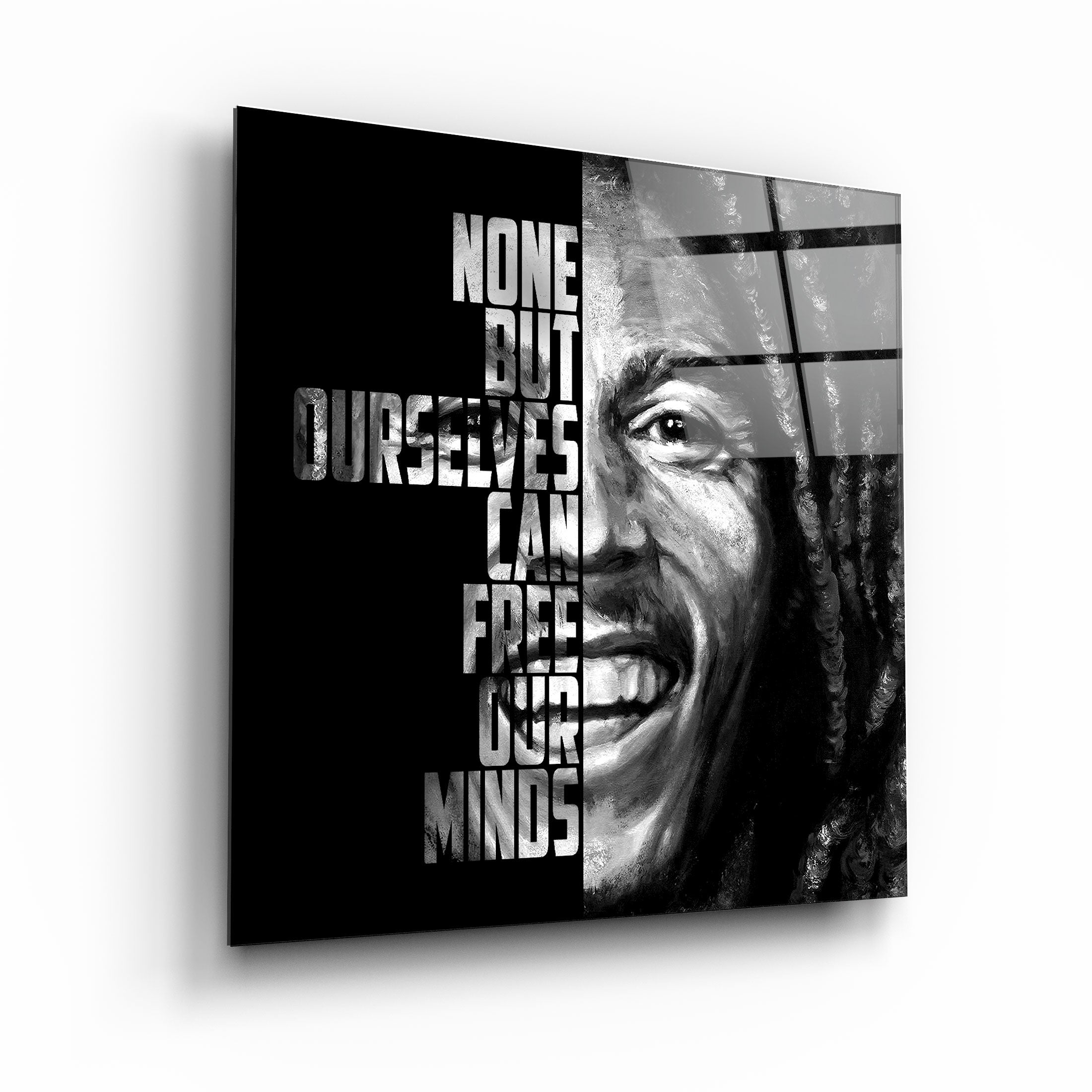 ・"Bob Marley"・Designers Collection Glass Wall Art