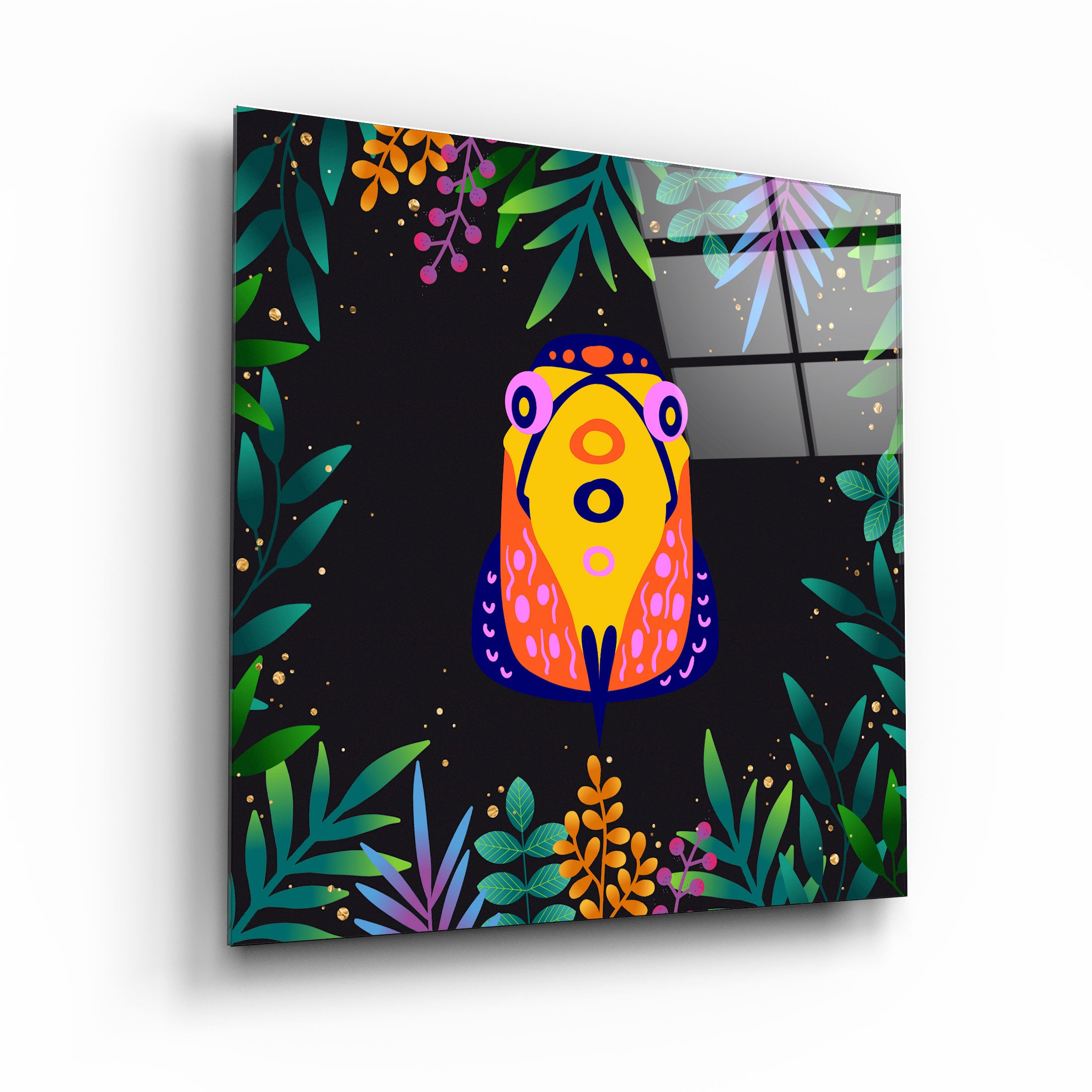 ・"Animal Republic-Toucan"・Designers Collection Glass Wall Art