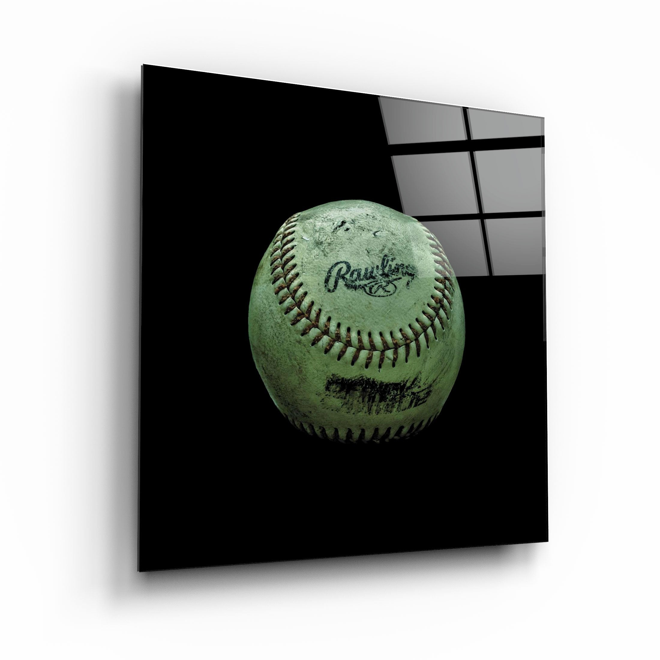 „Neu eingefärbte Designs – Baseball“. <tc>Glasbild</tc>