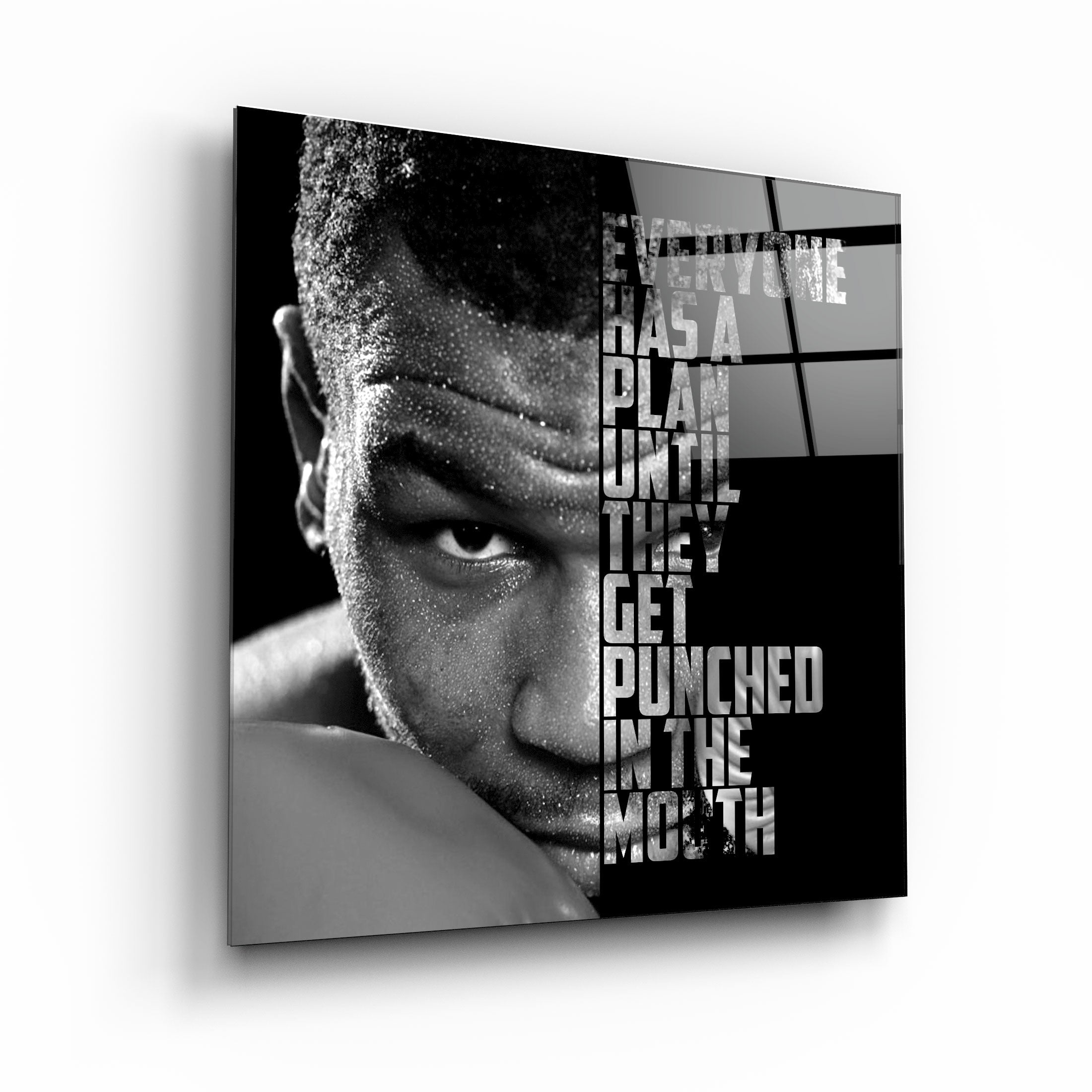 ・"Mike Tyson"・Designers Collection Glass Wall Art