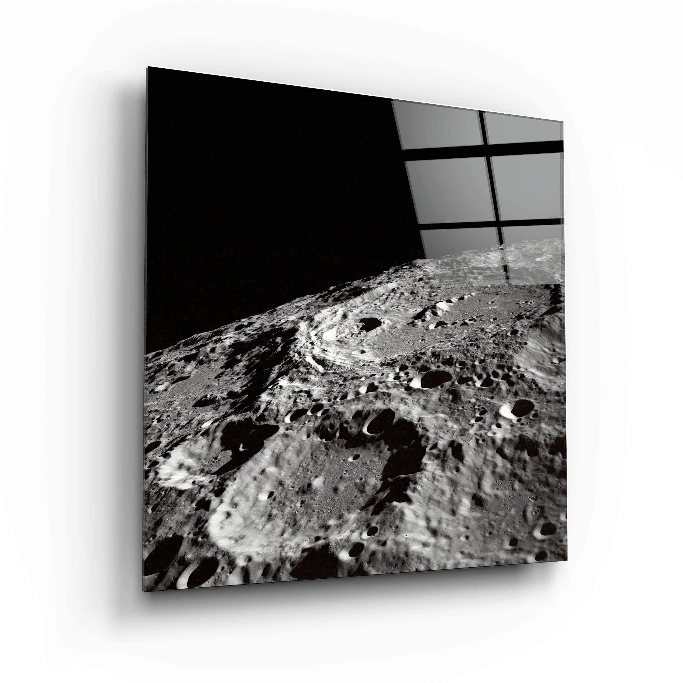 ."On the Moon". Designer's Collection Glass Wall Art