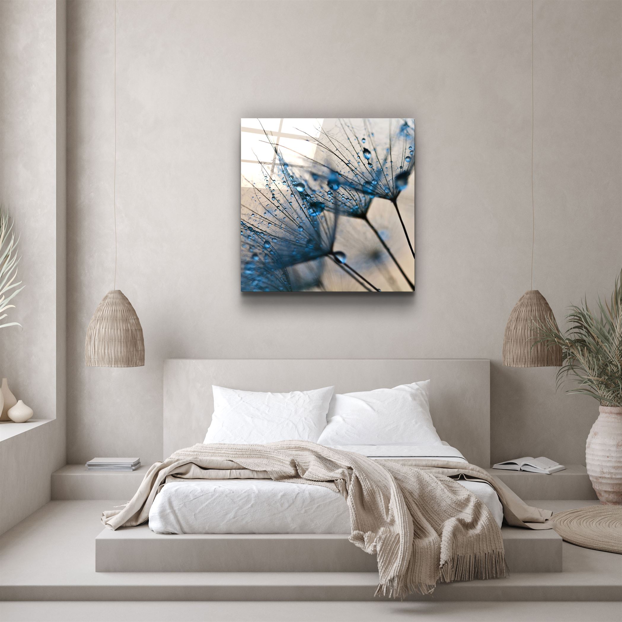 ・"Fleur"・Art mural en verre