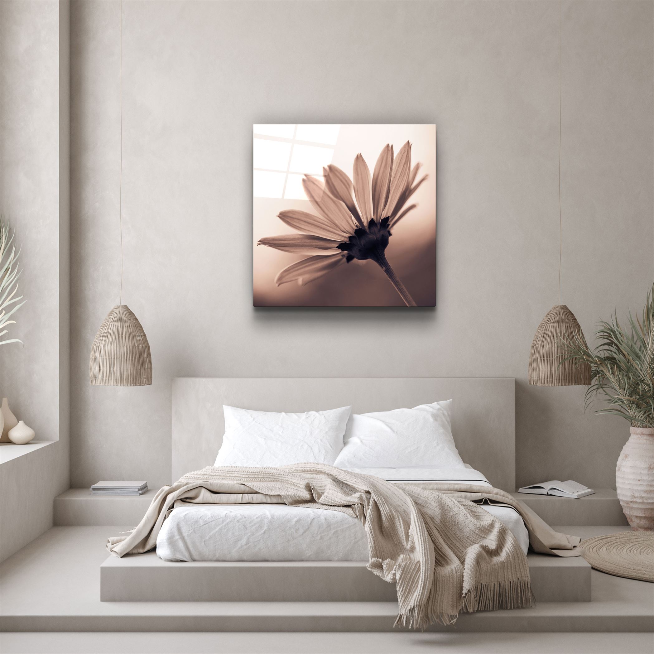 ・"Fleur"・Art mural en verre