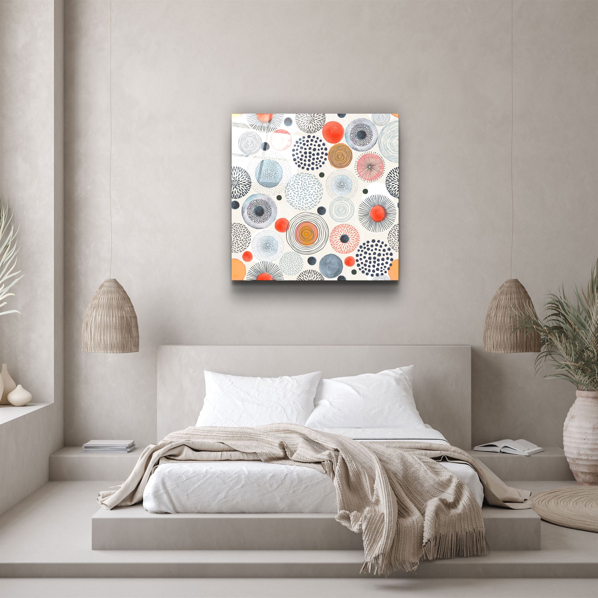 ・"Abstract Patterns"・Glass Wall Art