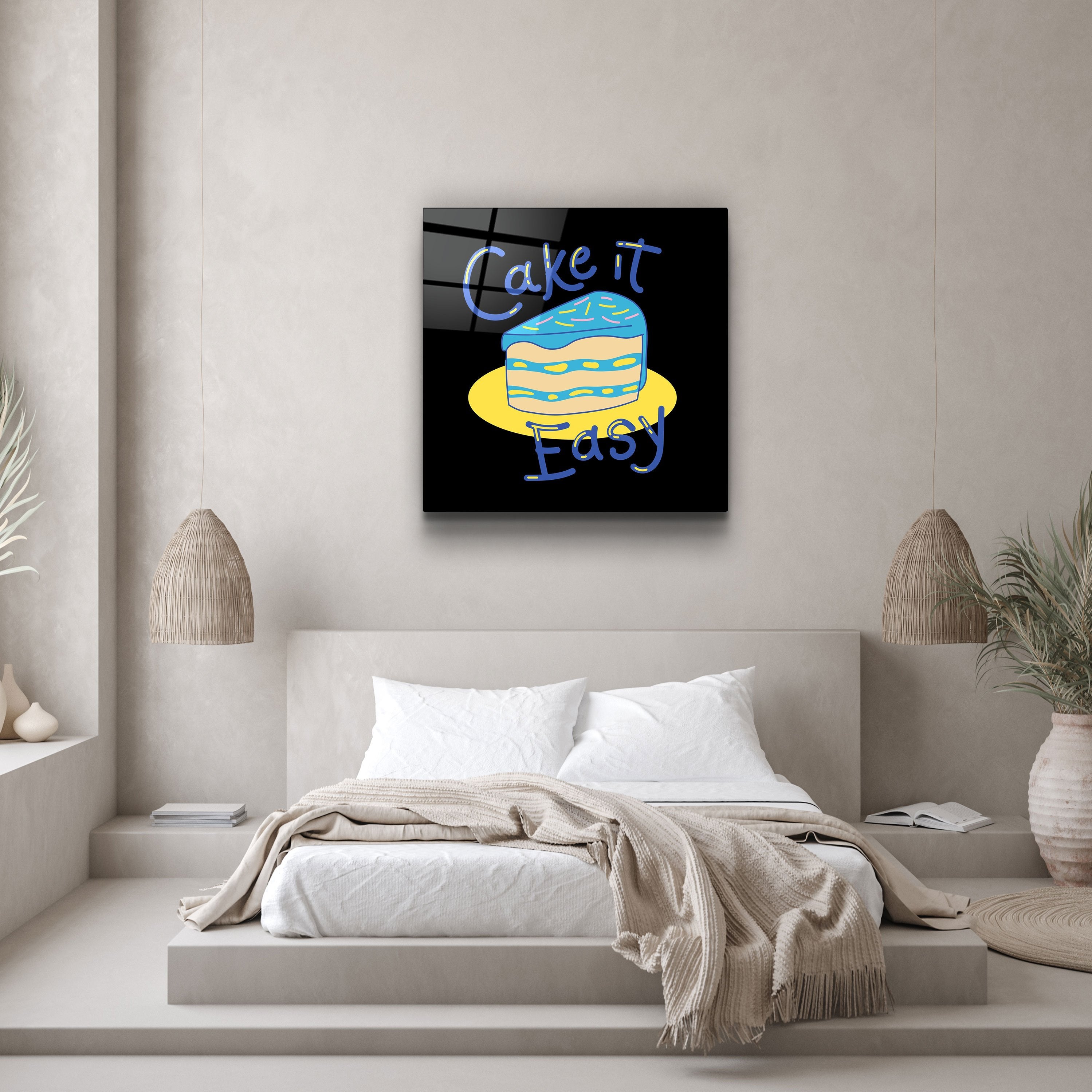 ・"Cake it Easy"・Art mural en verre