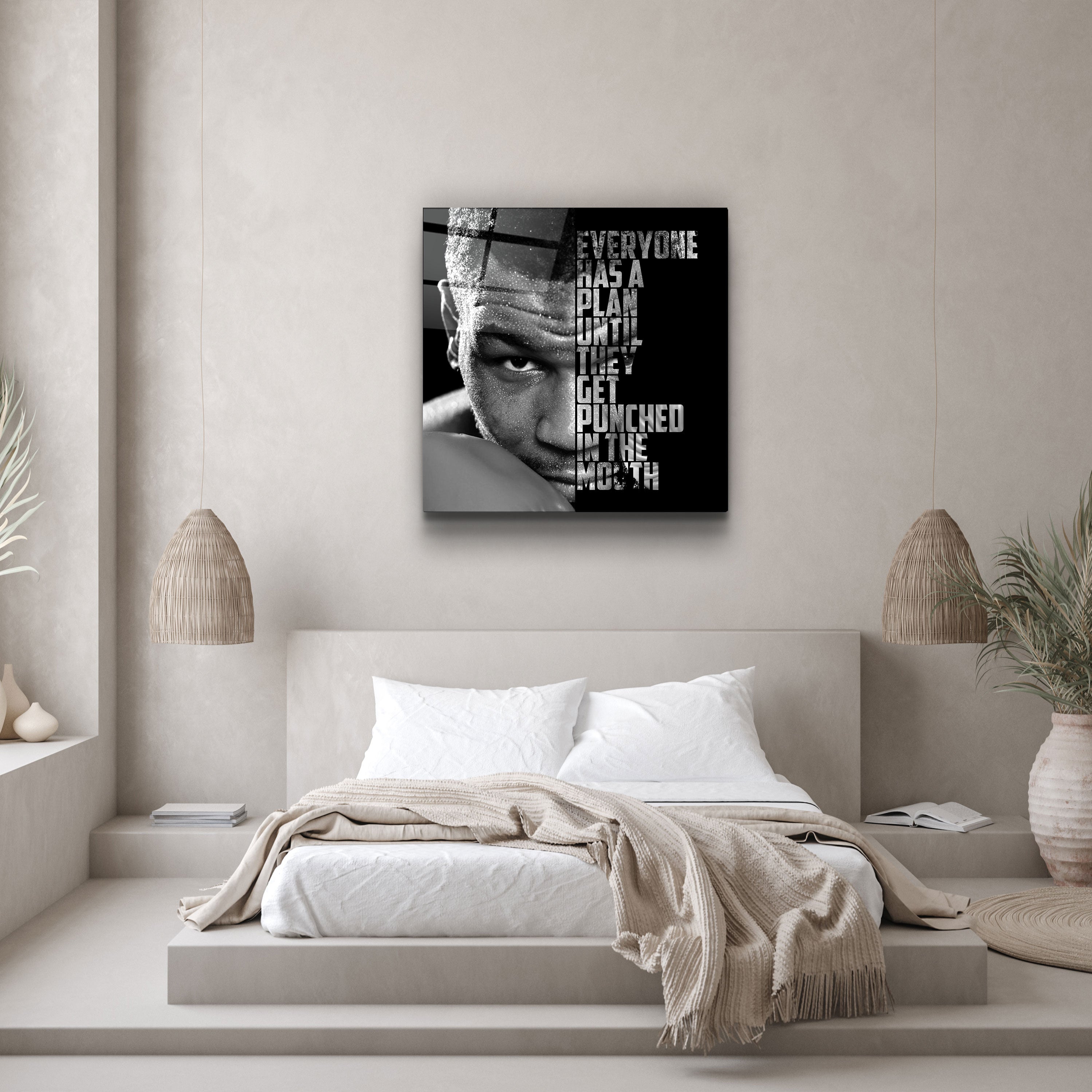 ・"Mike Tyson"・Designers Collection Glass Wall Art