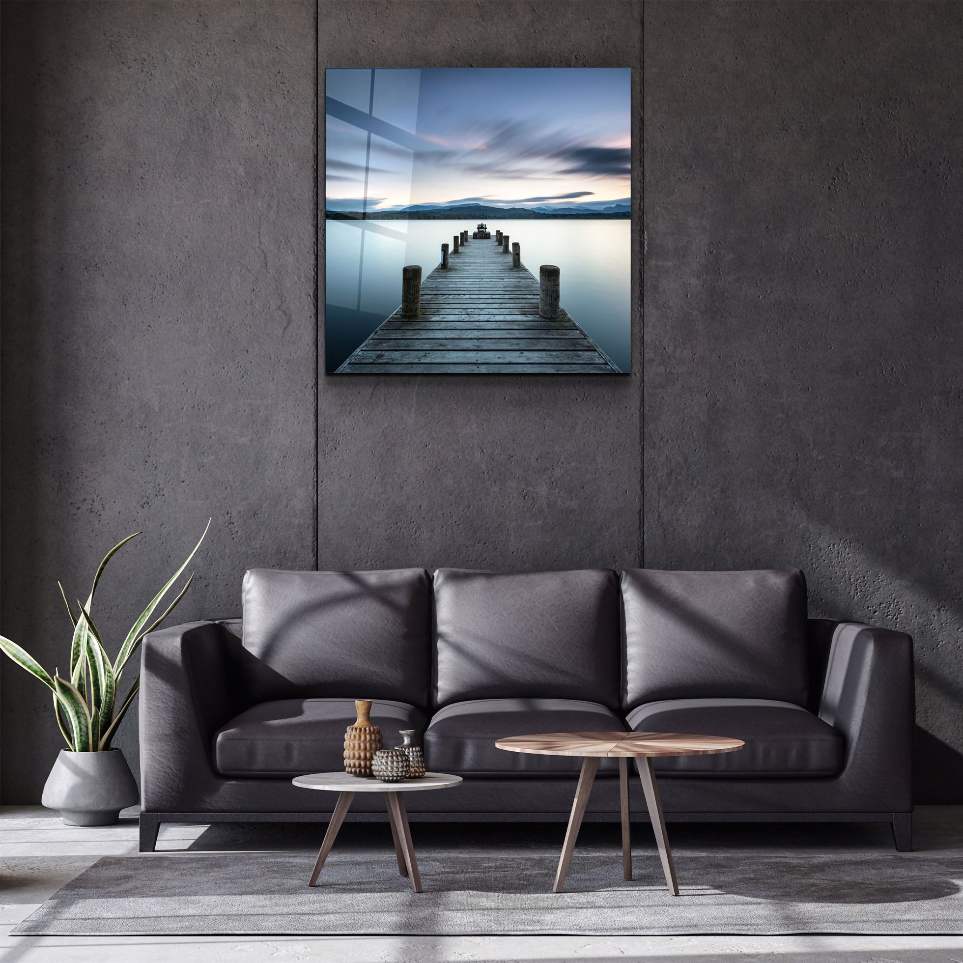 ・"Quay"・Glass Wall Art