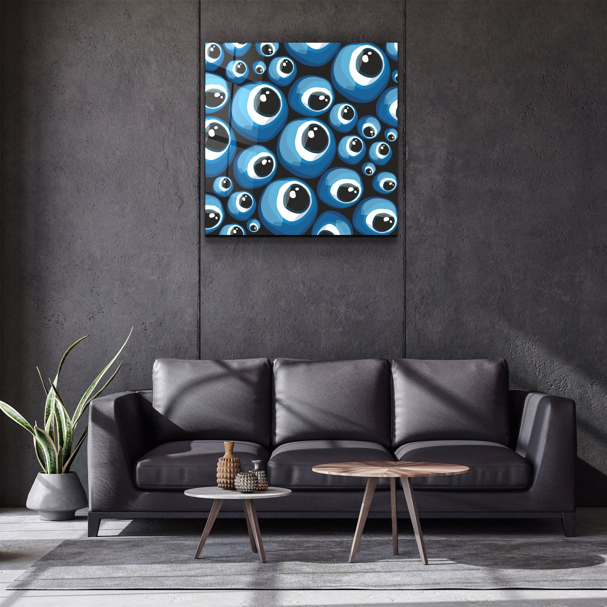 ・"Eyeballs"・Glass Wall Art