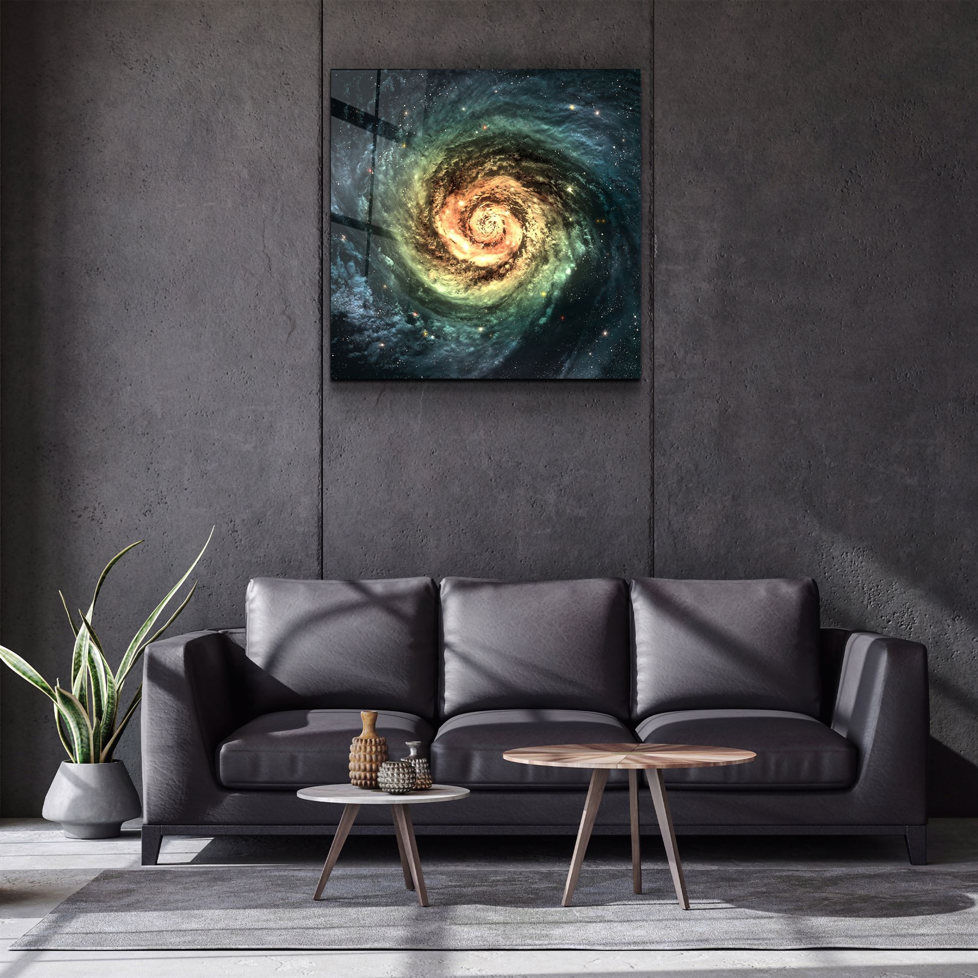 ・"In the Space-1"・Glass Wall Art