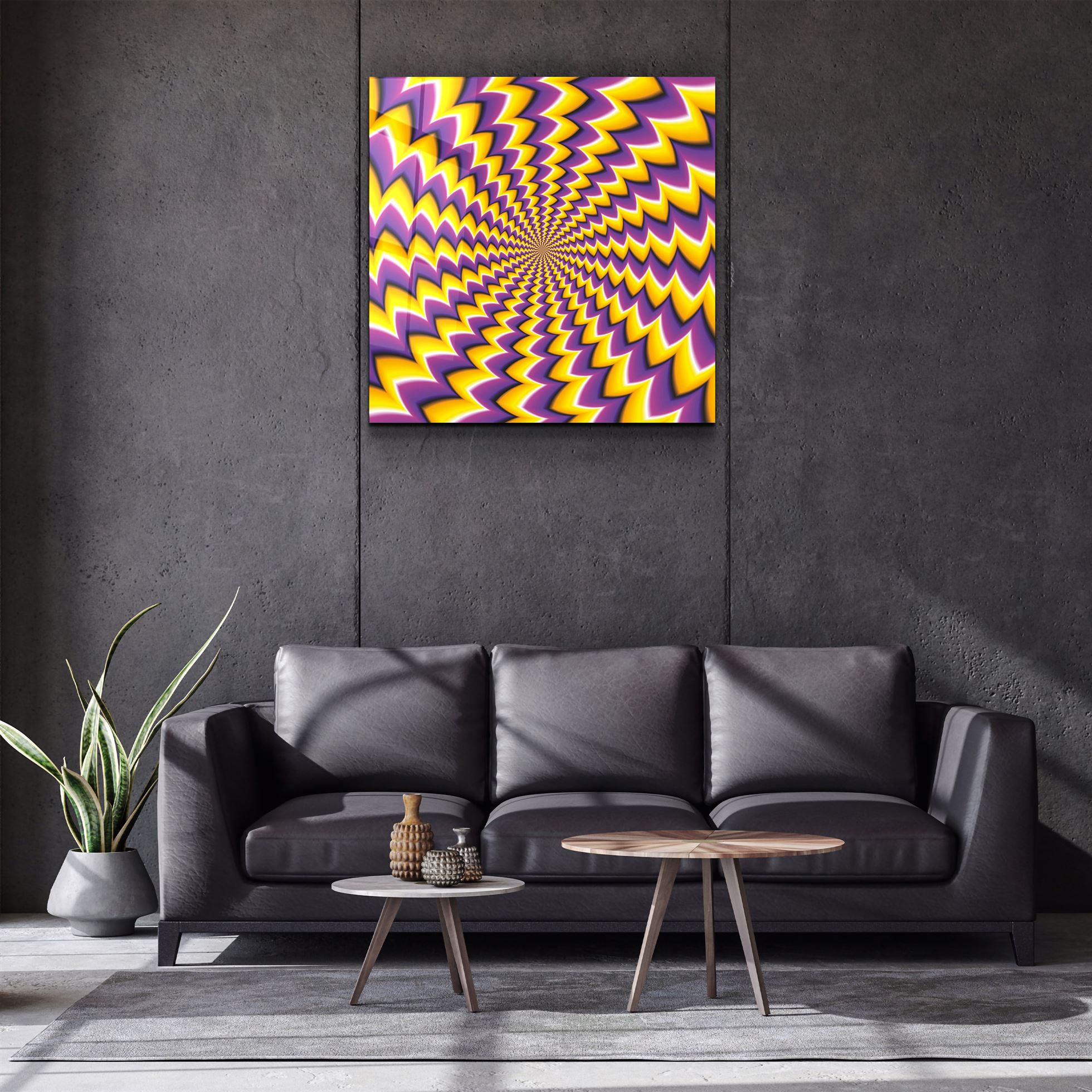 ・"Hypnotize"・Glass Wall Art