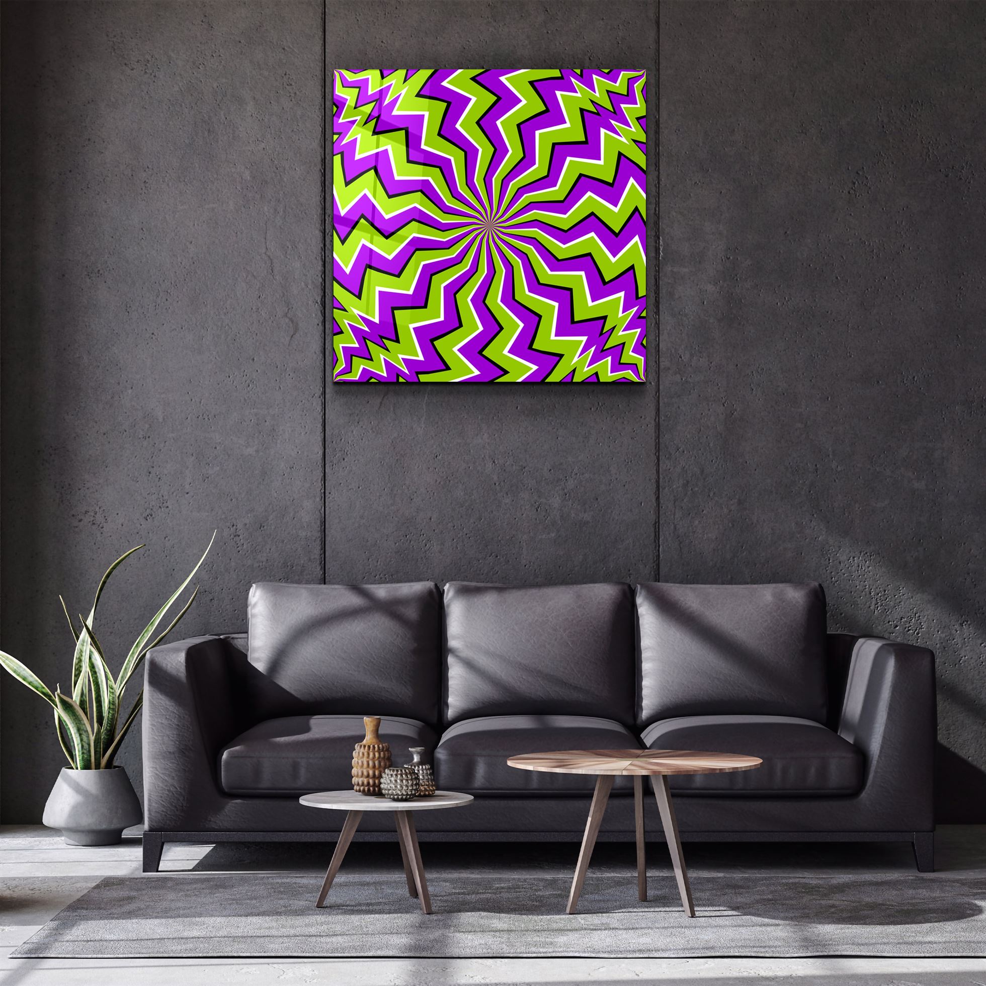 ・"Hypnotiser"・Art mural en verre