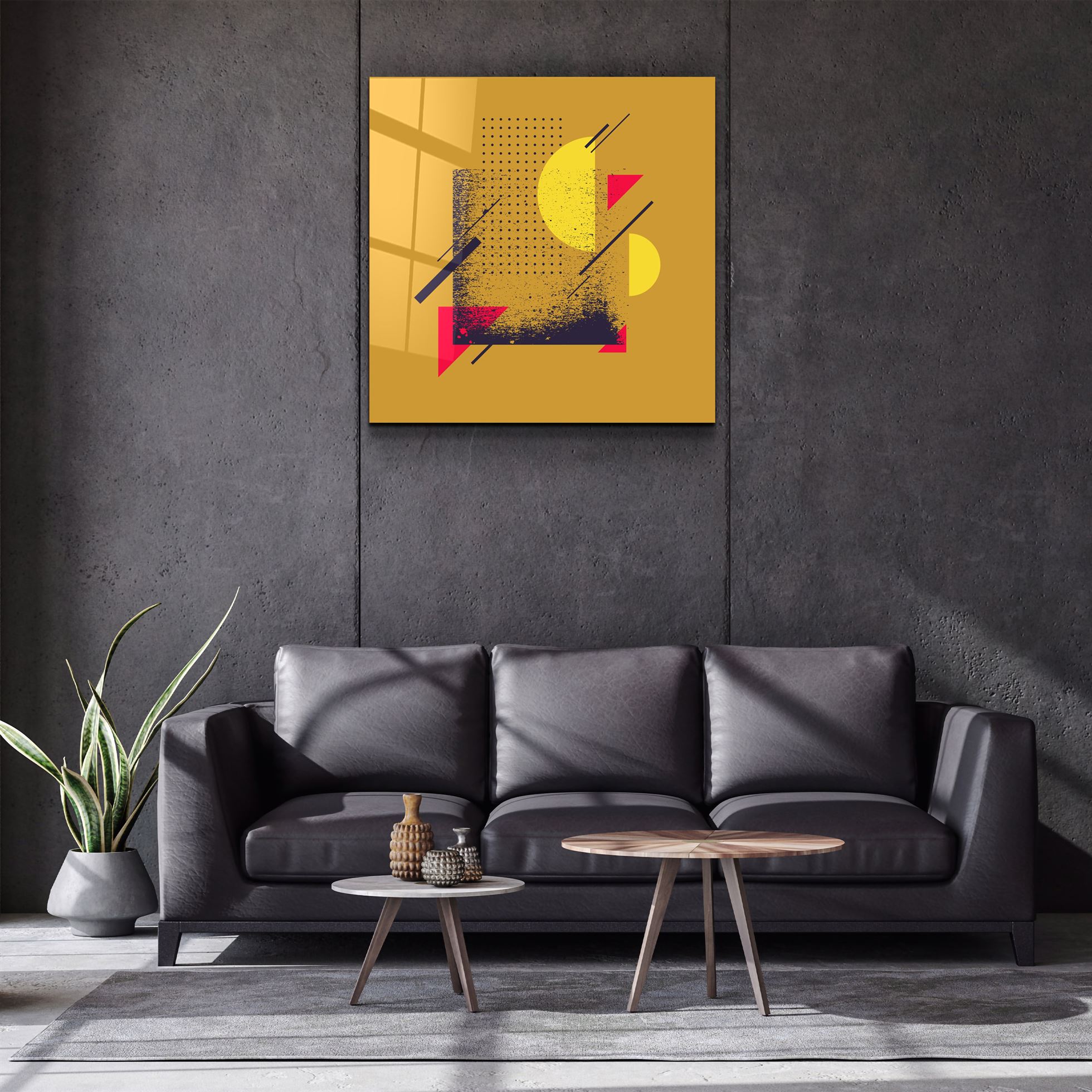 ・"Abstract17"・Art mural en verre