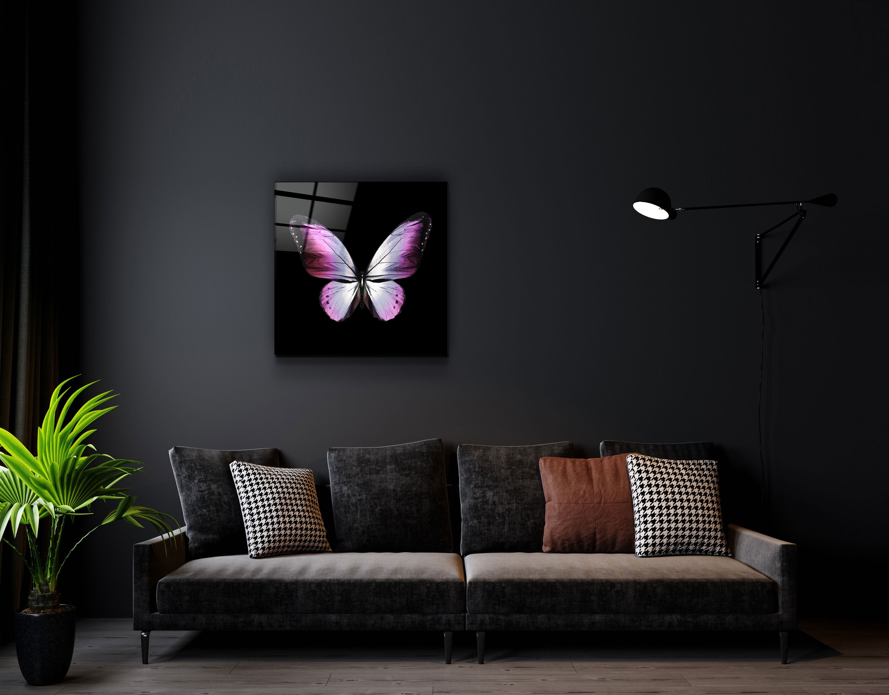 ・"Papillon"・Art mural en verre