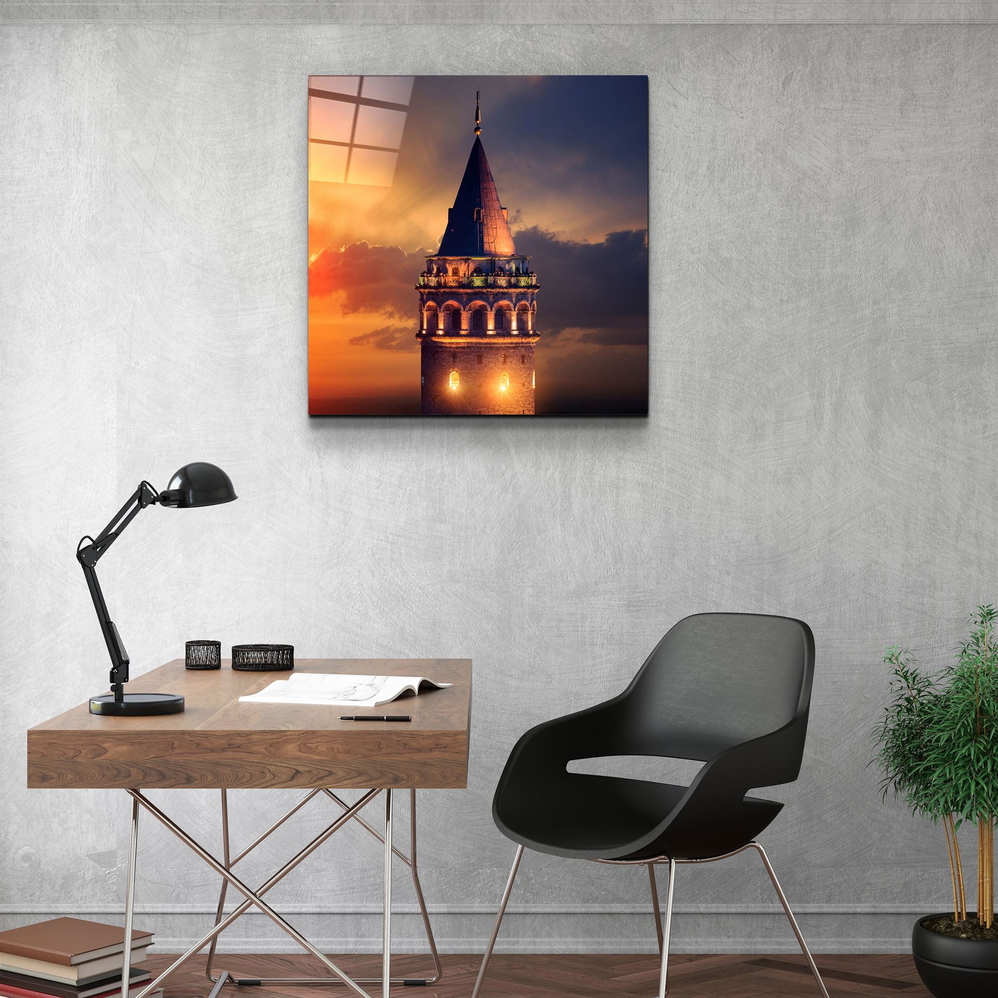 ・"Galata Tower"・Glass Wall Art