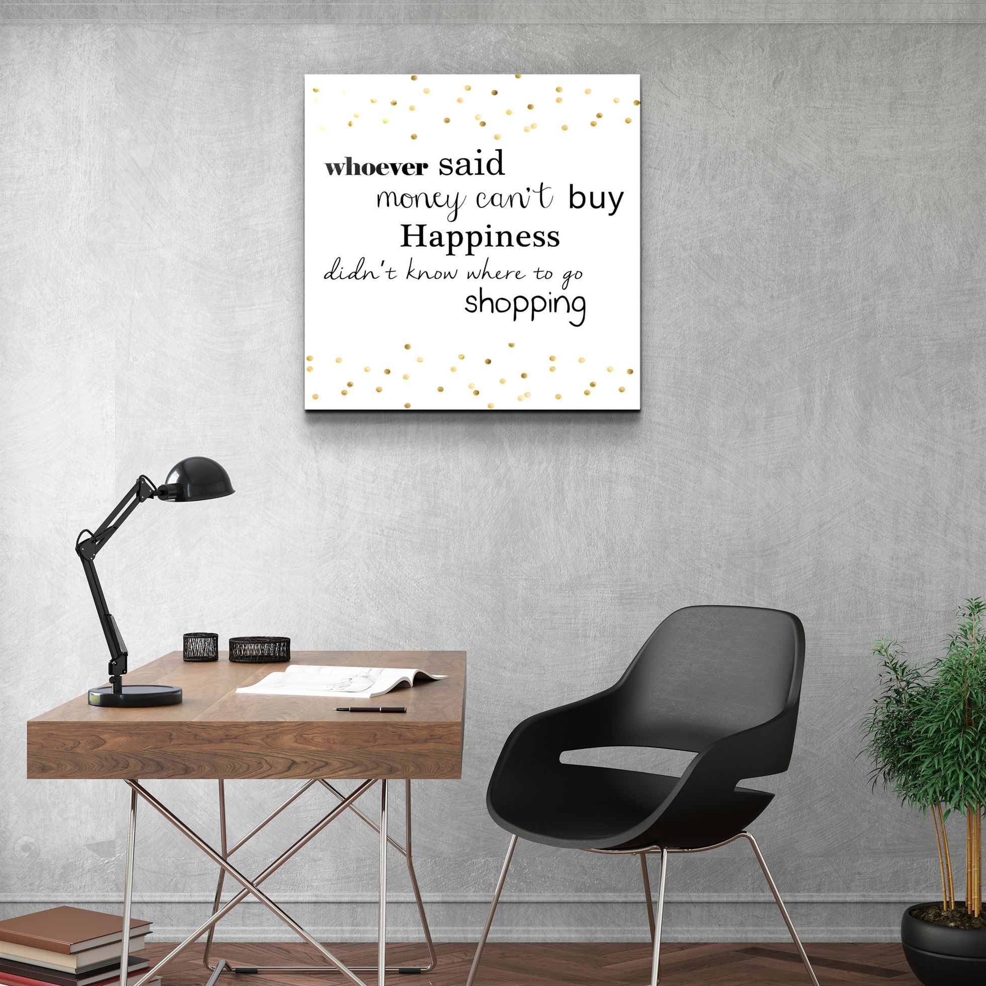 ・"Shopping"・Art mural en verre