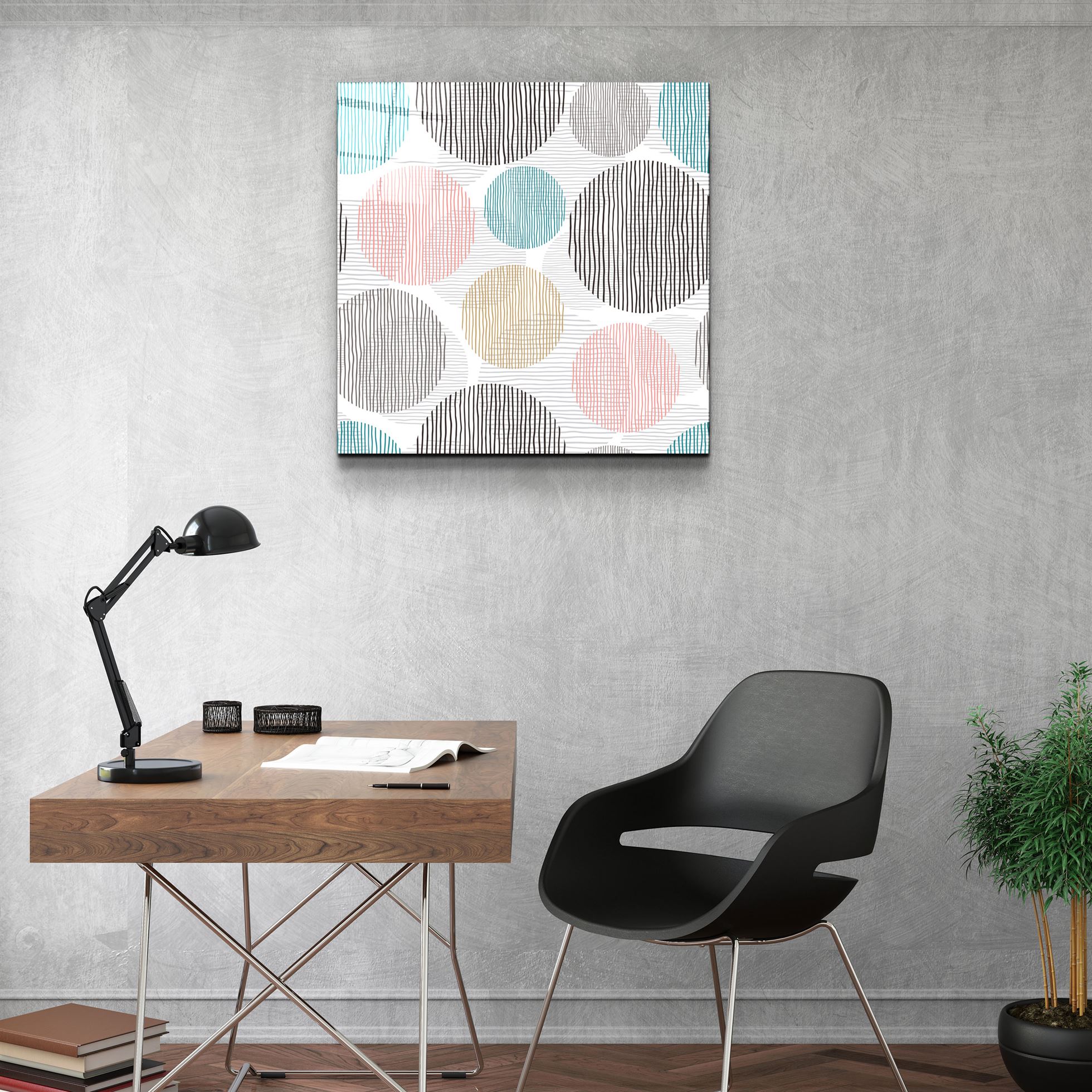 ・"Dots"・Glass Wall Art