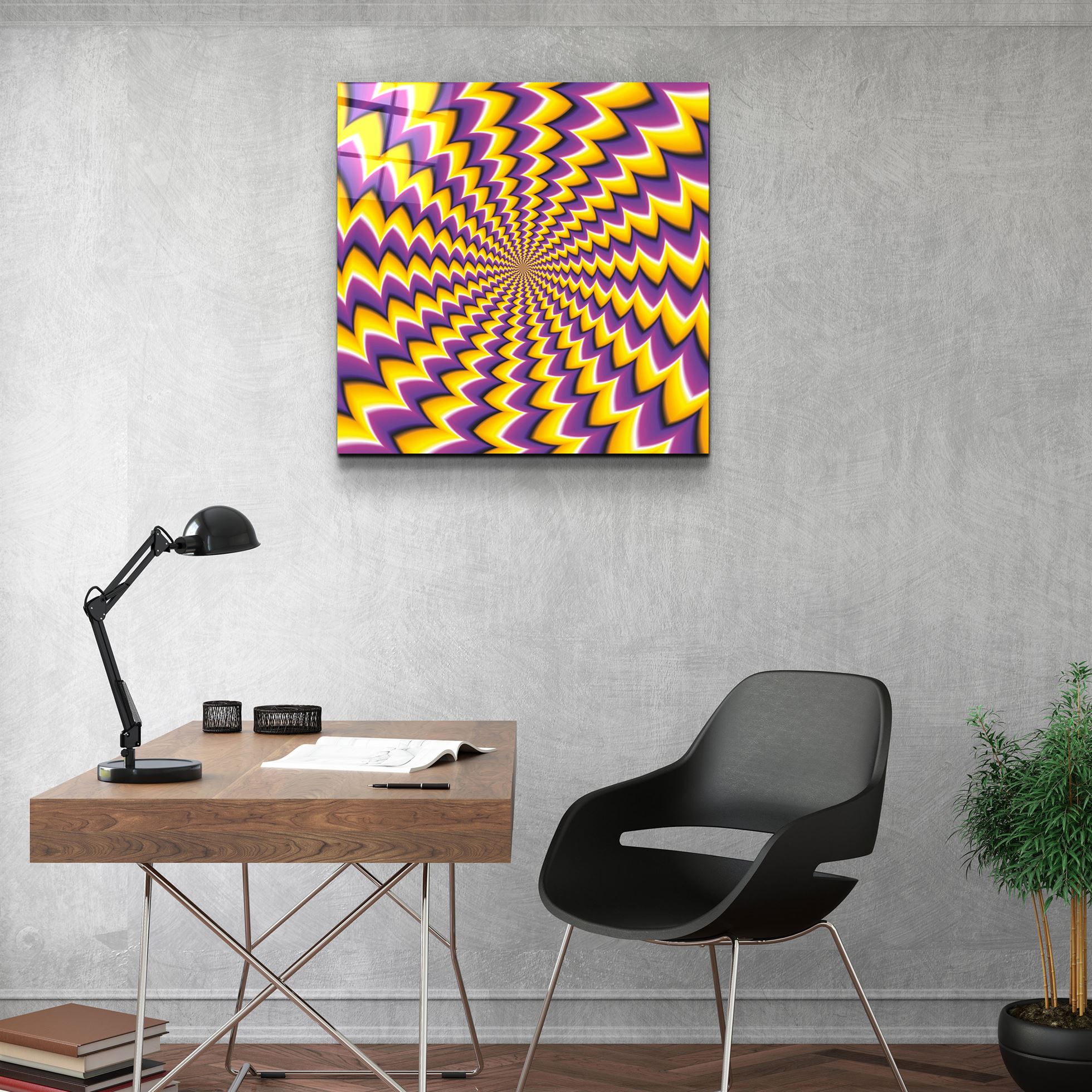 ・"Hypnotiser"・Art mural en verre