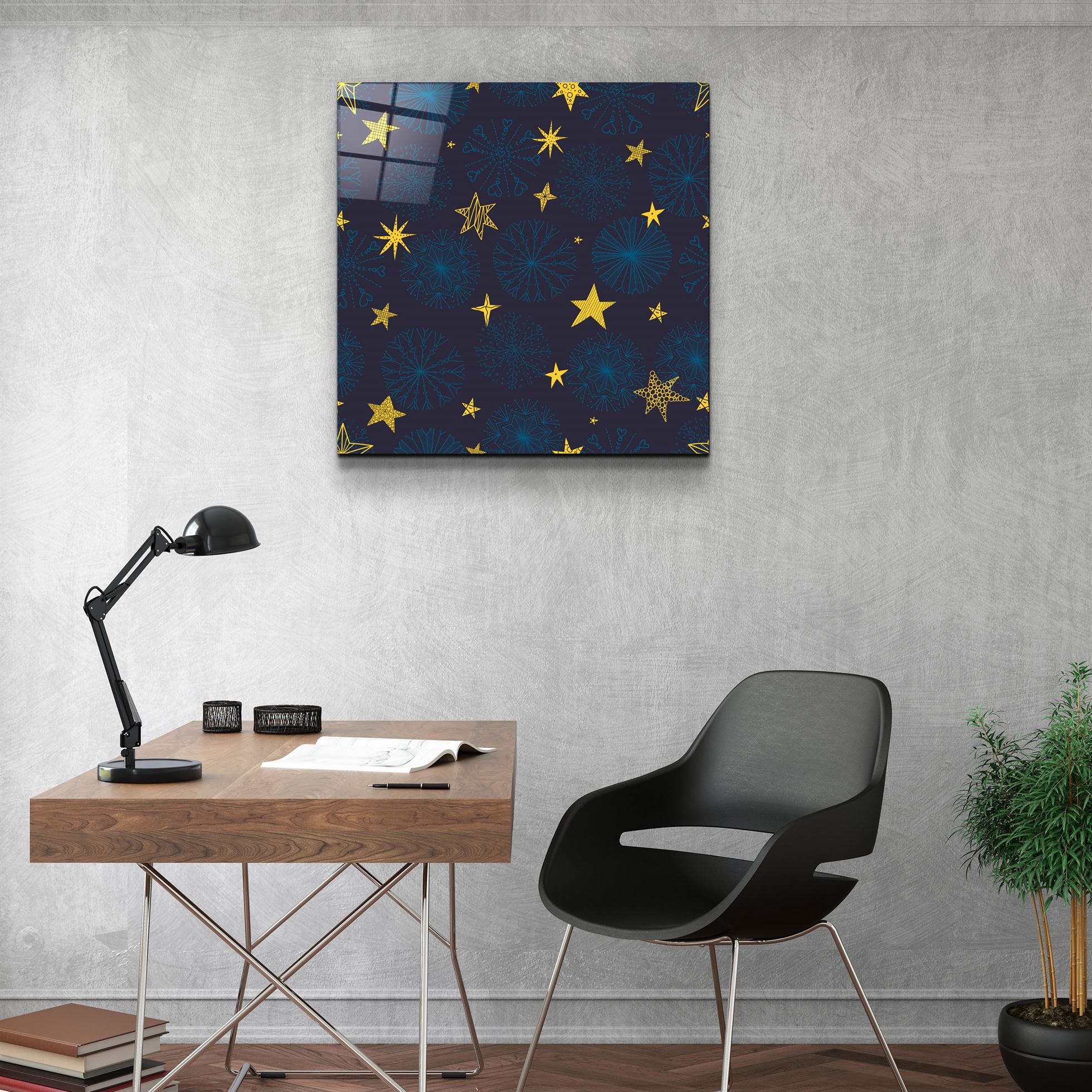 ・"Starz"・Art mural en verre