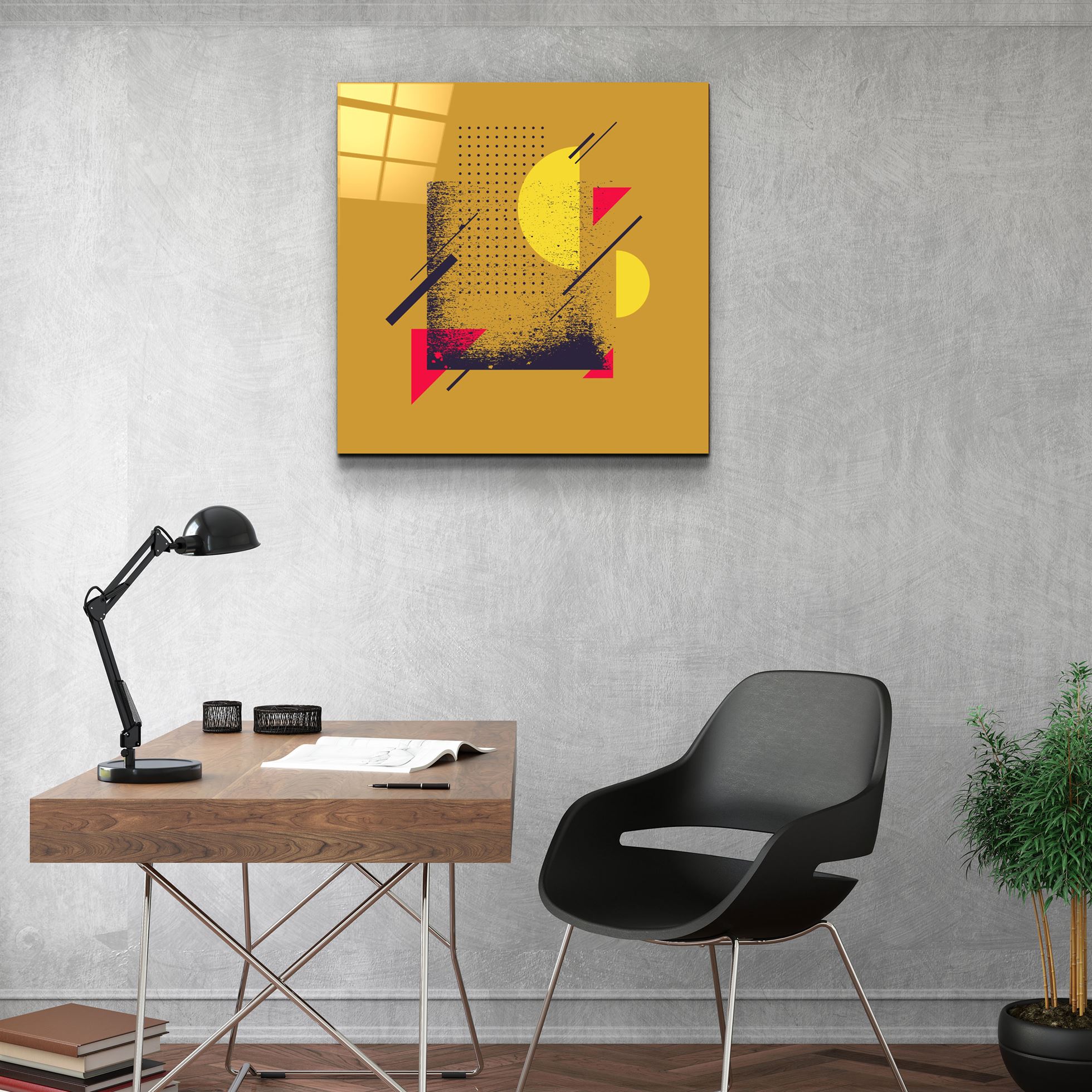 ・"Abstract17"・Art mural en verre