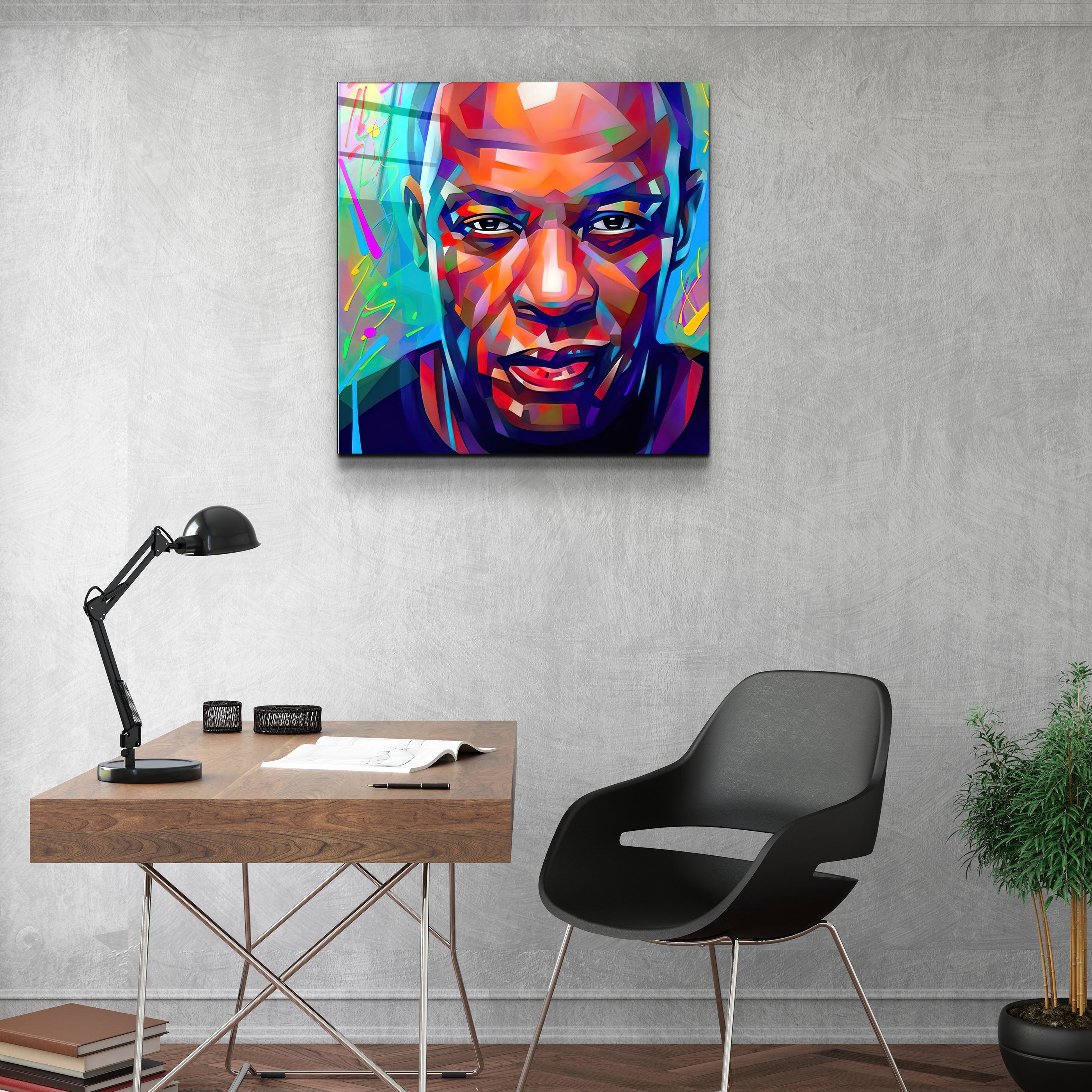 ・"Dre"・Glass Wall Art