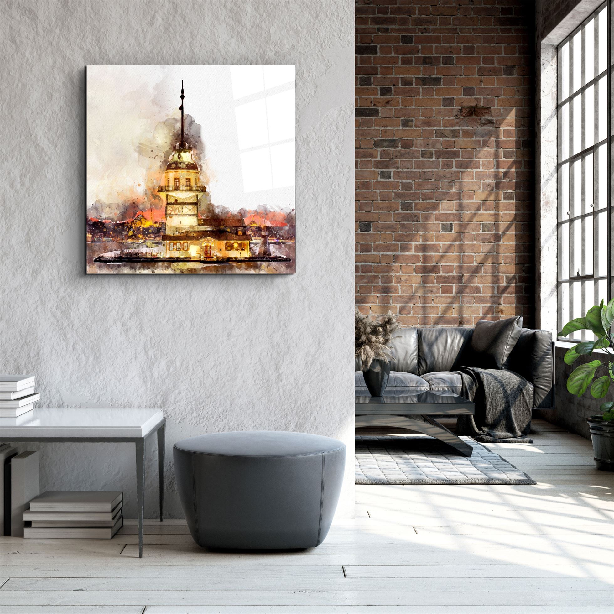 ・"Maiden's Tower"・Glass Wall Art