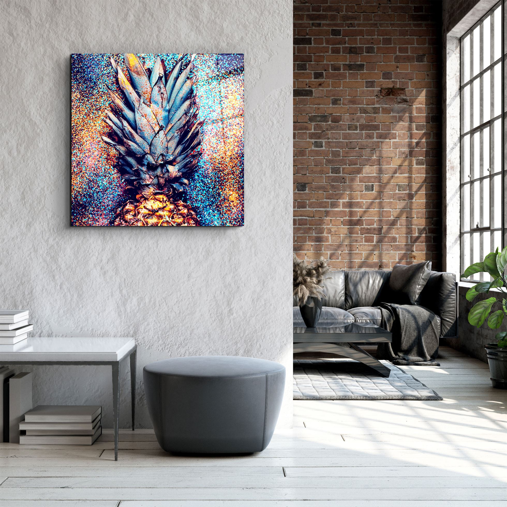 ・"Ananas"・Art mural en verre