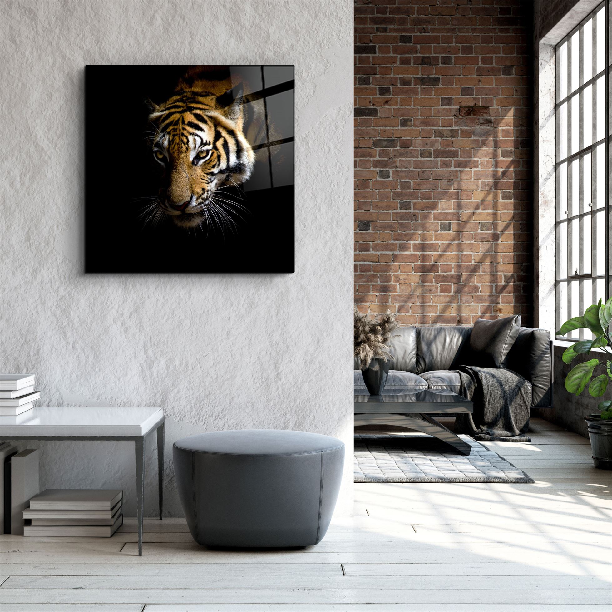 ・"Tigre"・Art mural en verre